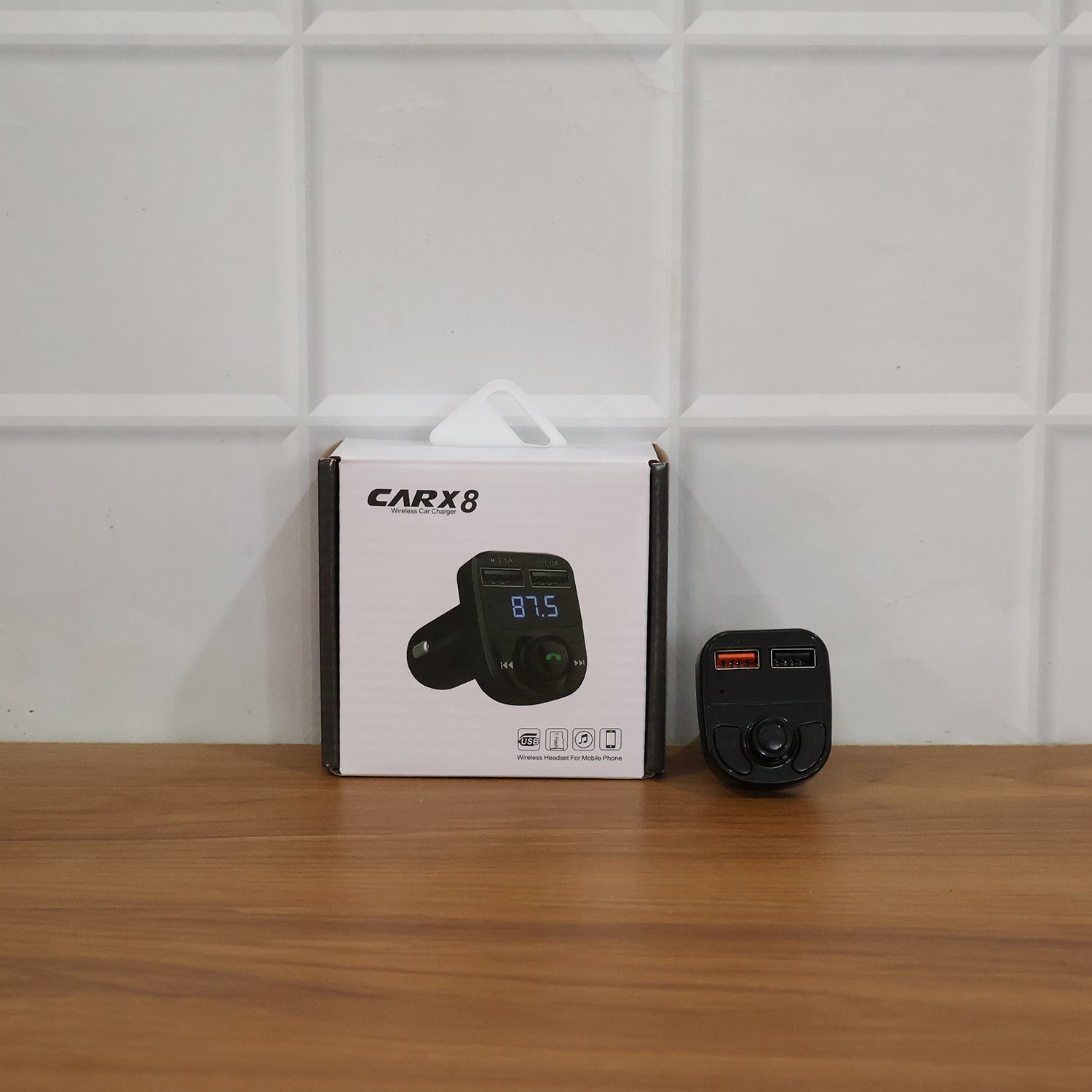 Dual port car charger with Bluetooth connectivity