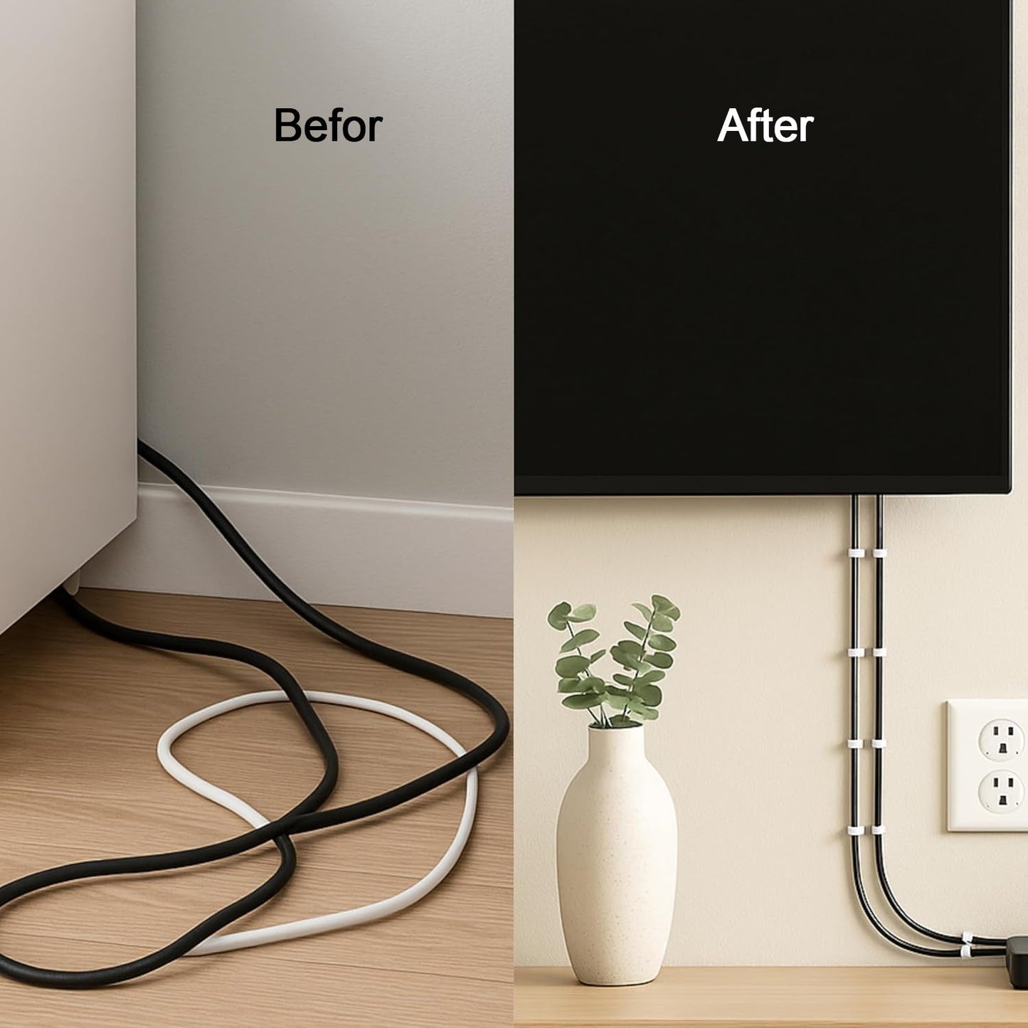 Electrical wire fixing clips for safety