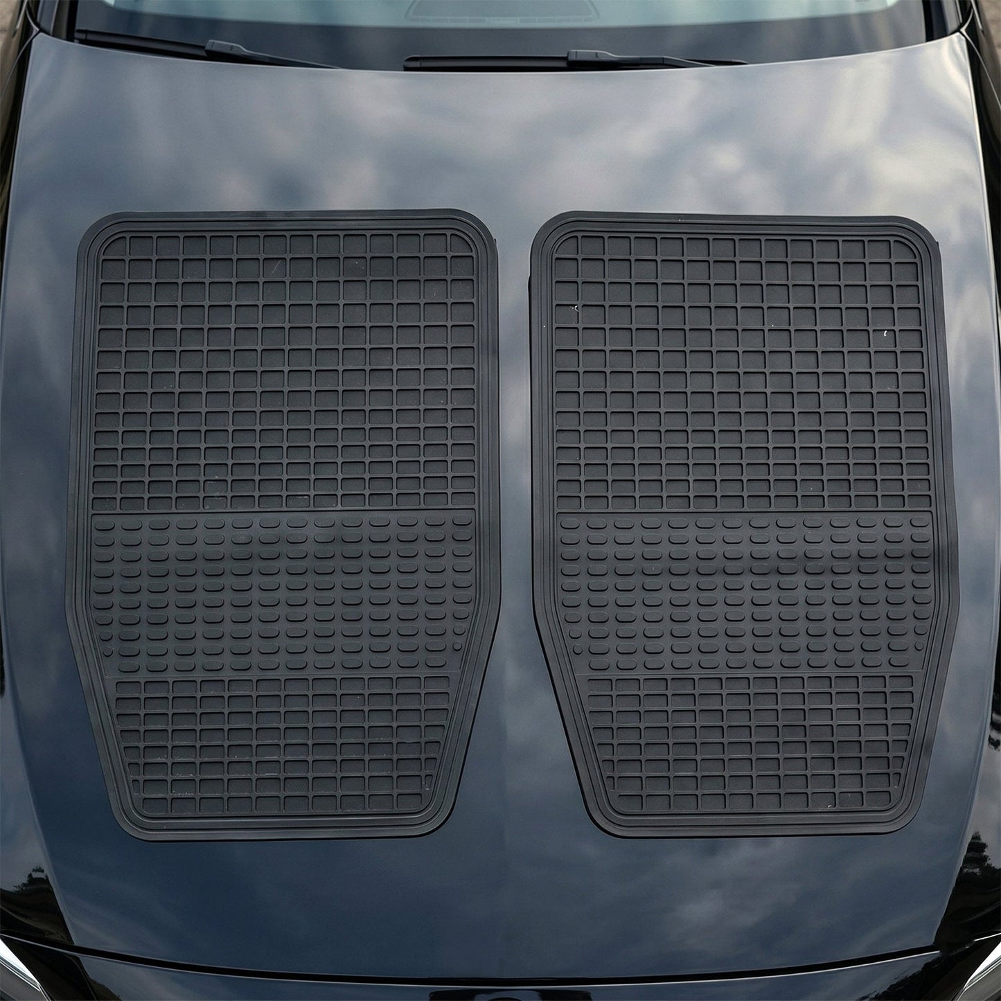 Universal fit rubber car mats suitable for most vehicles