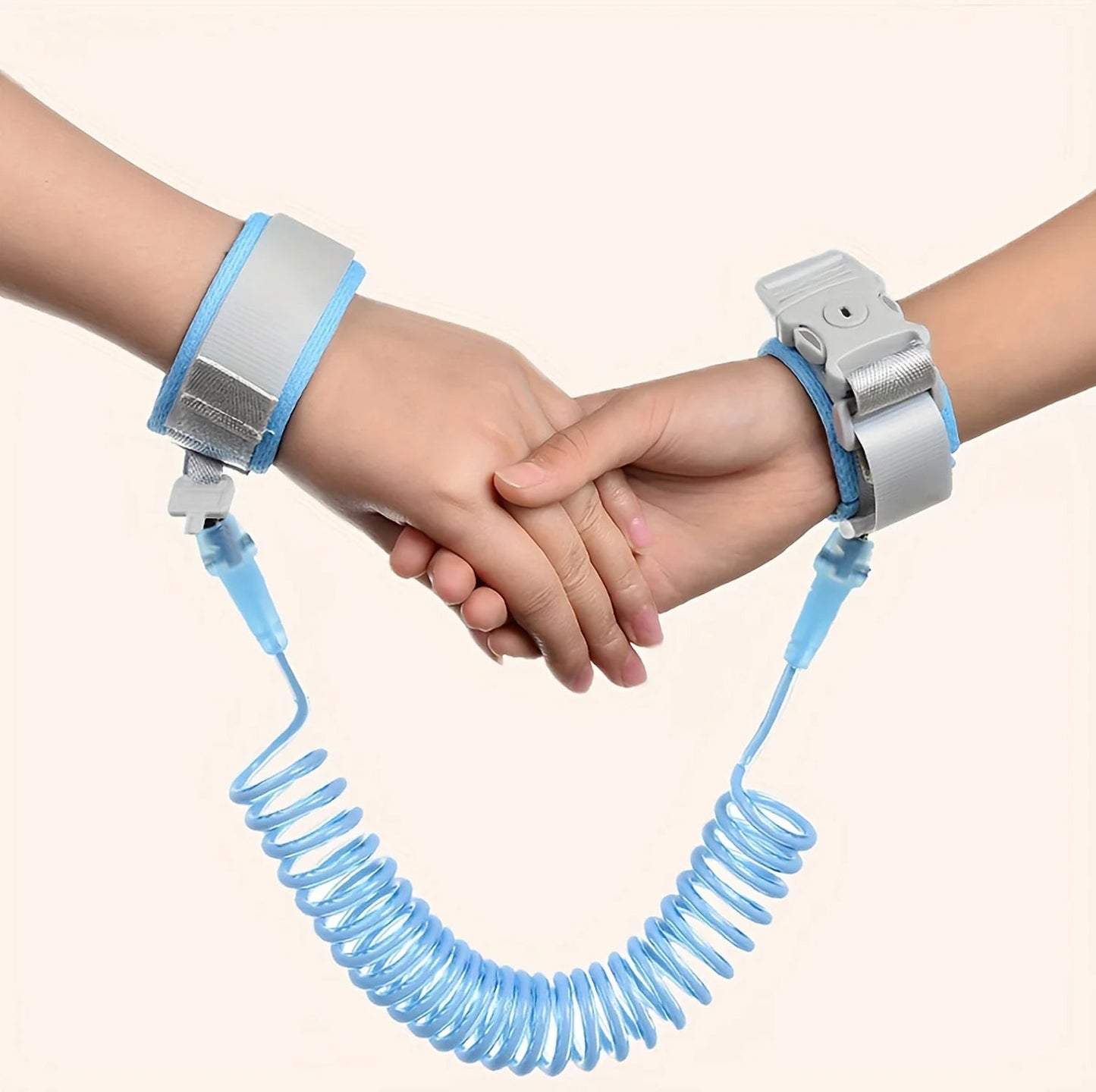 Child safety wrist strap in outdoor use