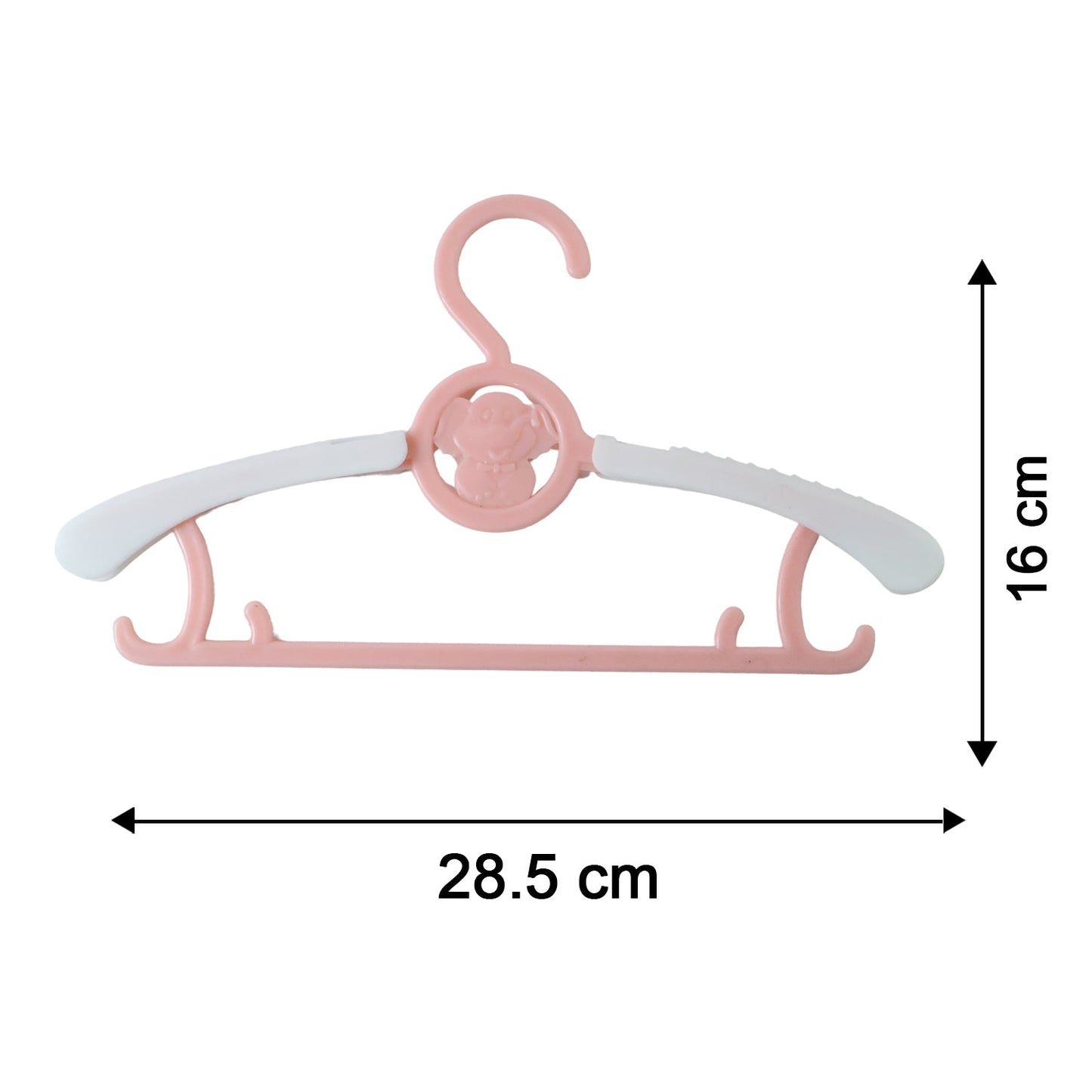 Kids closet hanger made of durable plastic with vibrant colors