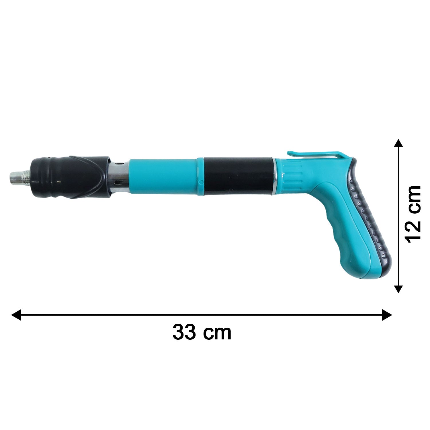 Size comparison of manual wall fastening nail gun