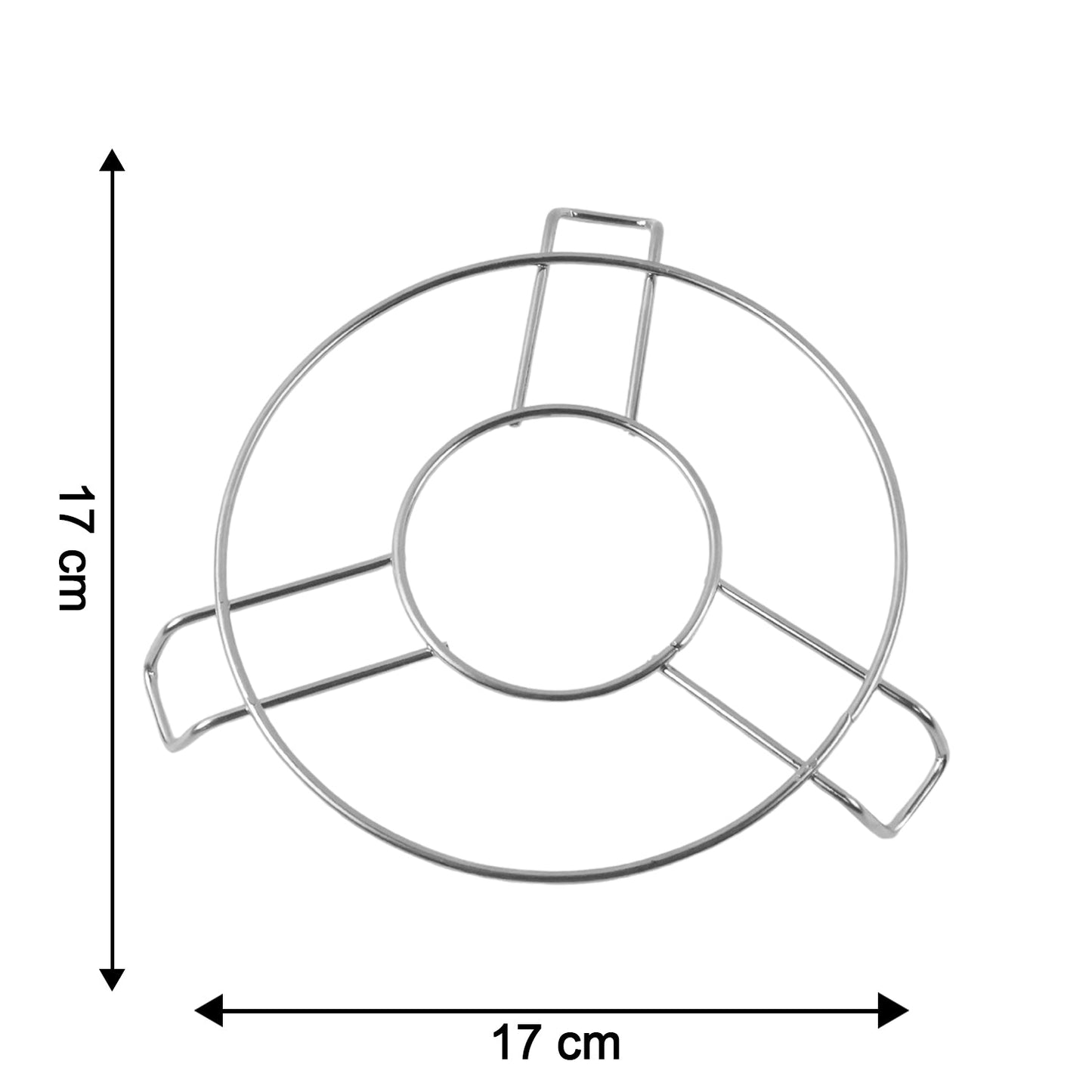 Round table ring pot stand made of stainless steel for cookware