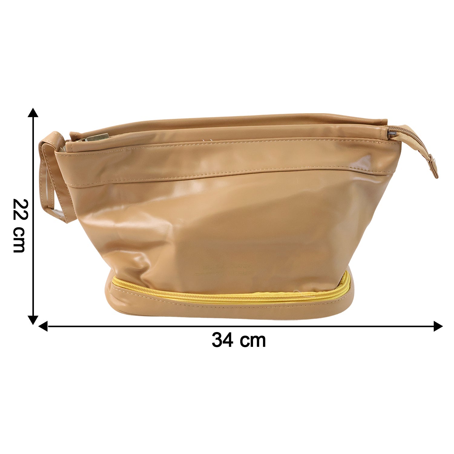 Cosmetic bag displayed for daily and travel use