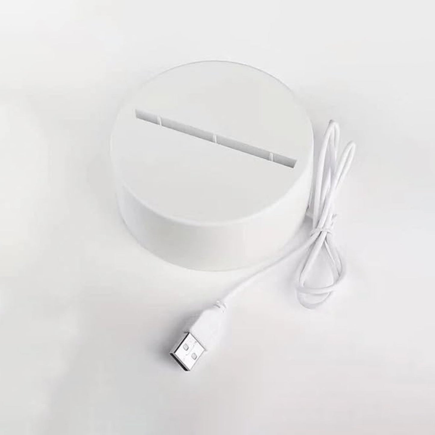 Desk lamp with LED acrylic message board lighting up handwritten notes