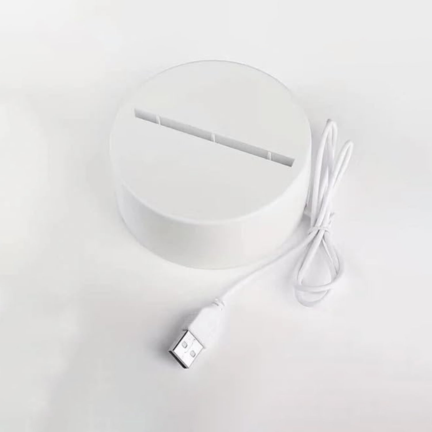 Desk lamp with LED acrylic message board lighting up handwritten notes