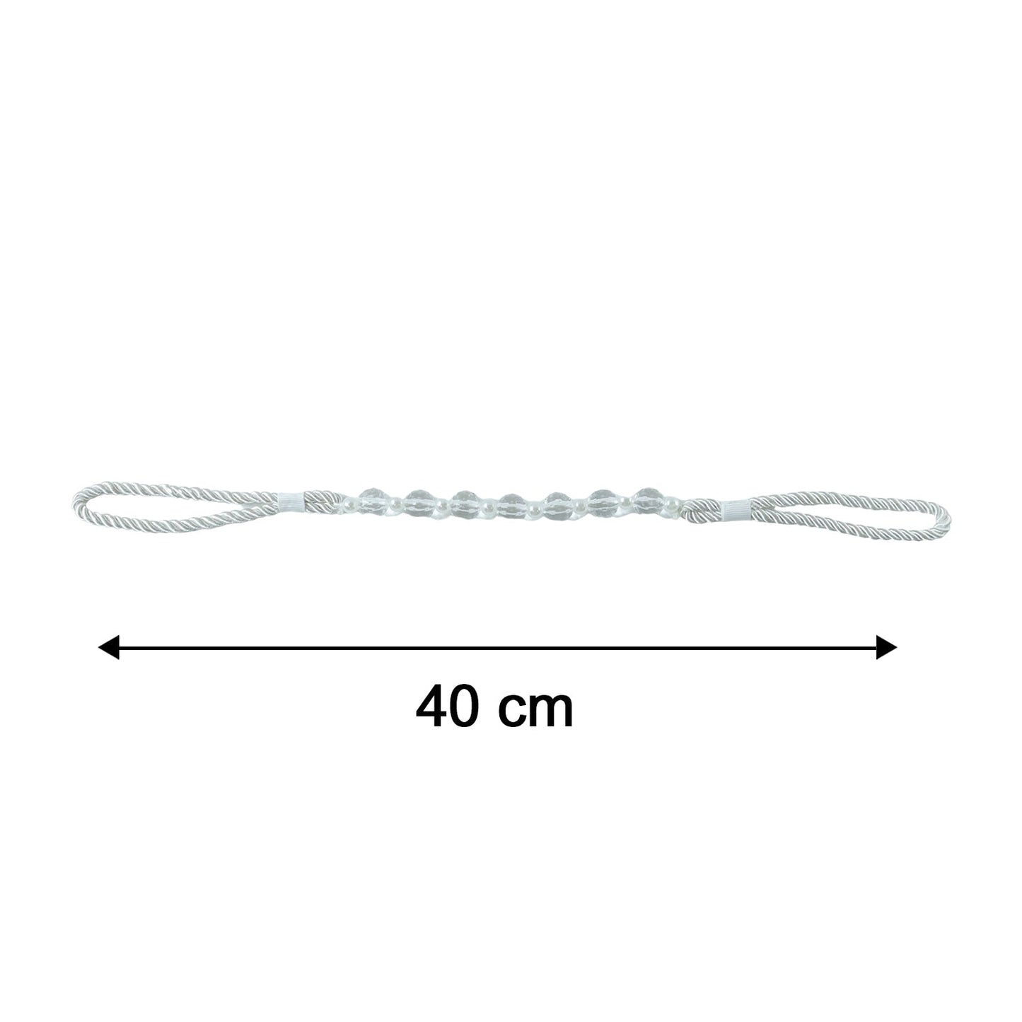 Durable decorative curtain tieback for window styling