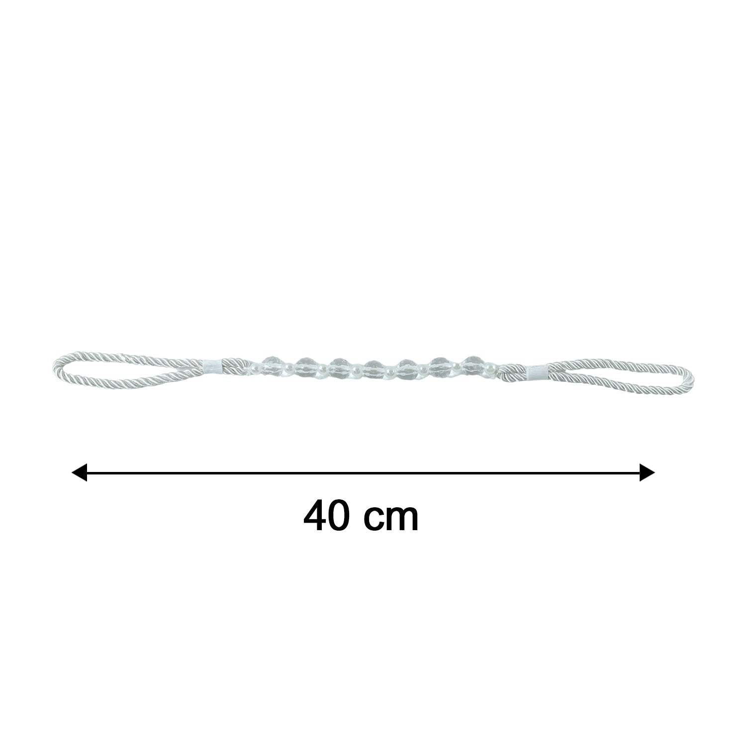 Durable decorative curtain tieback for window styling