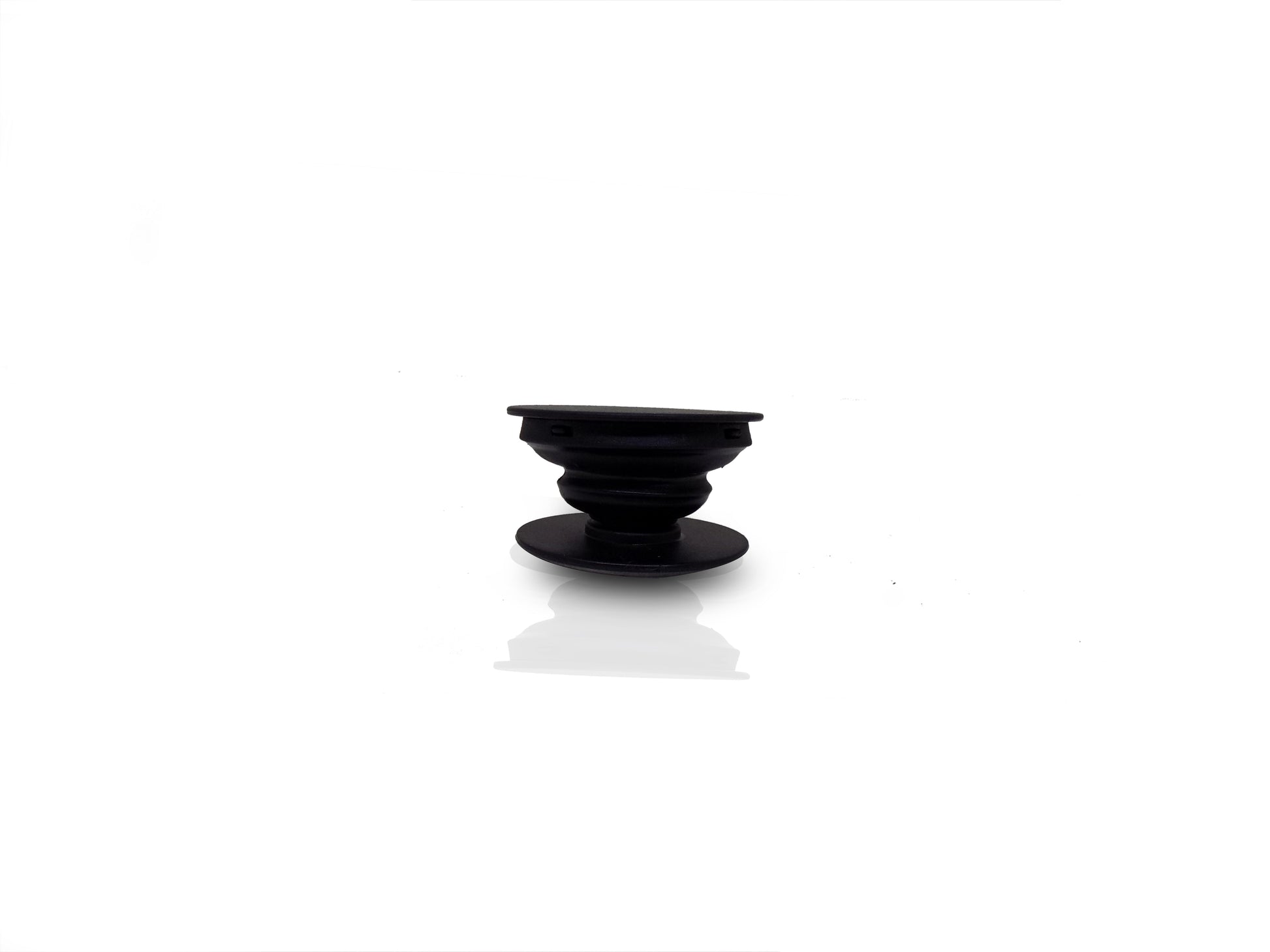 Fun and functional mobile pop socket for improved grip and personal style.