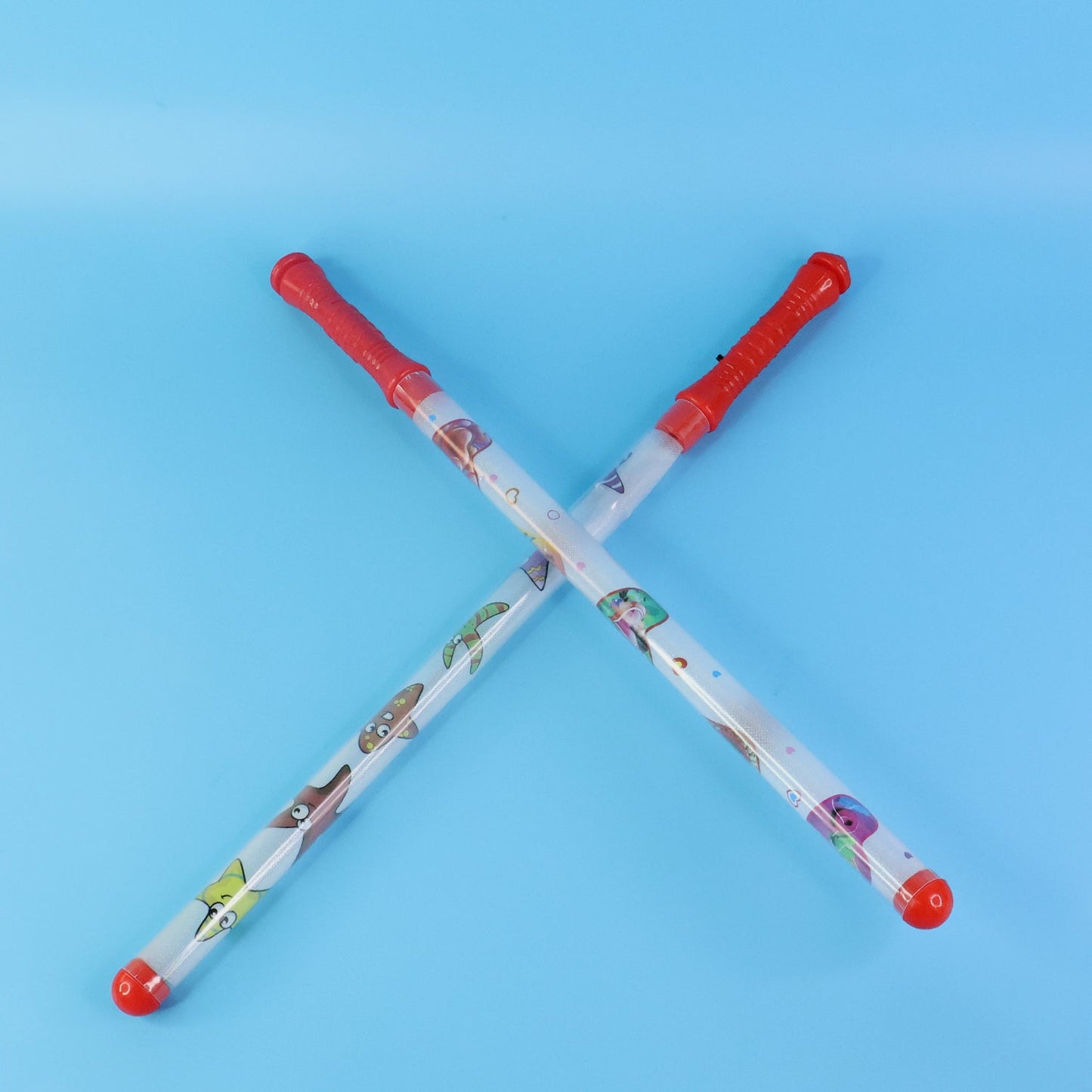 Traditional Dandiya sticks enhanced with LED lights for parties