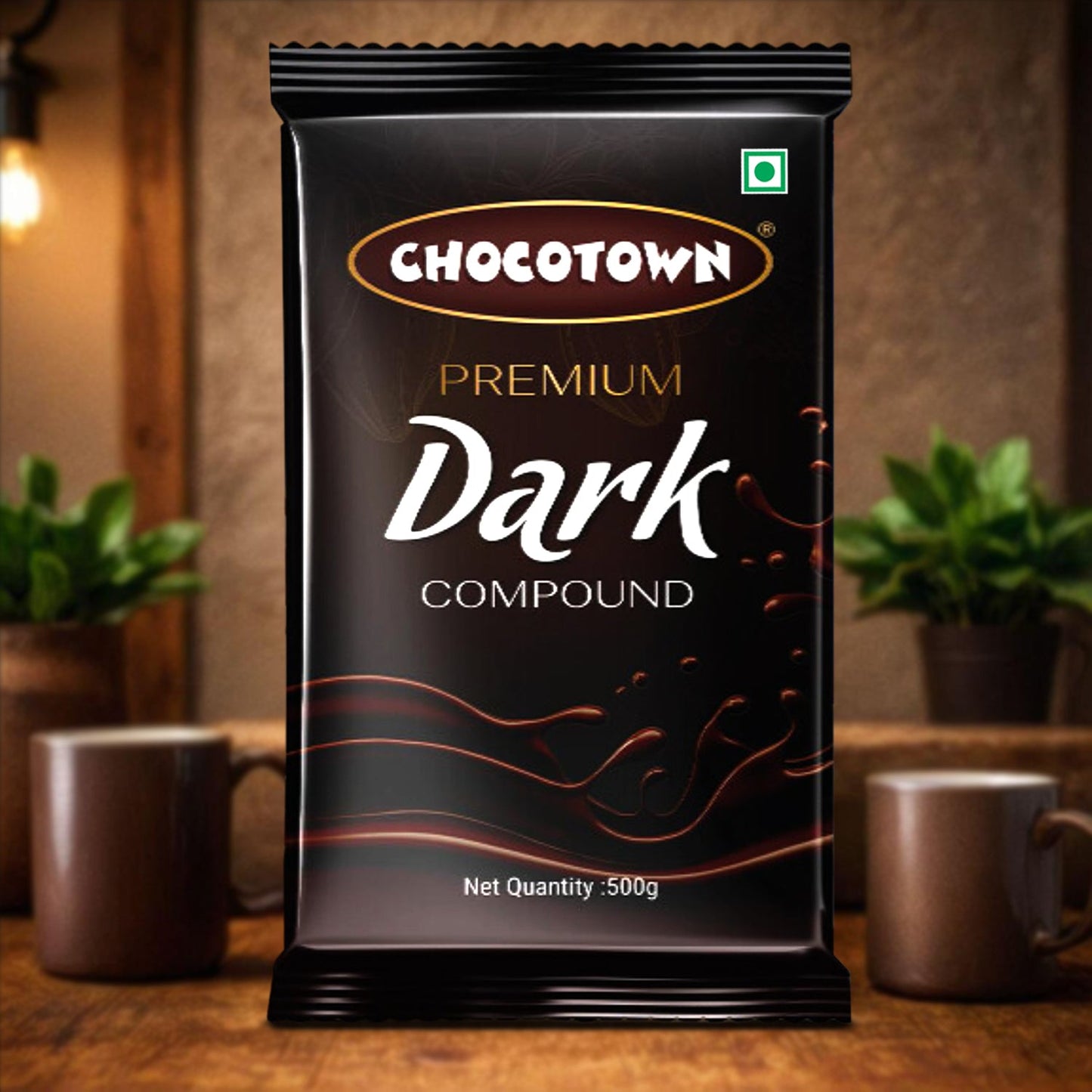 Chocotown 500gm Dark Chocolate Compound for all your dessert needs.