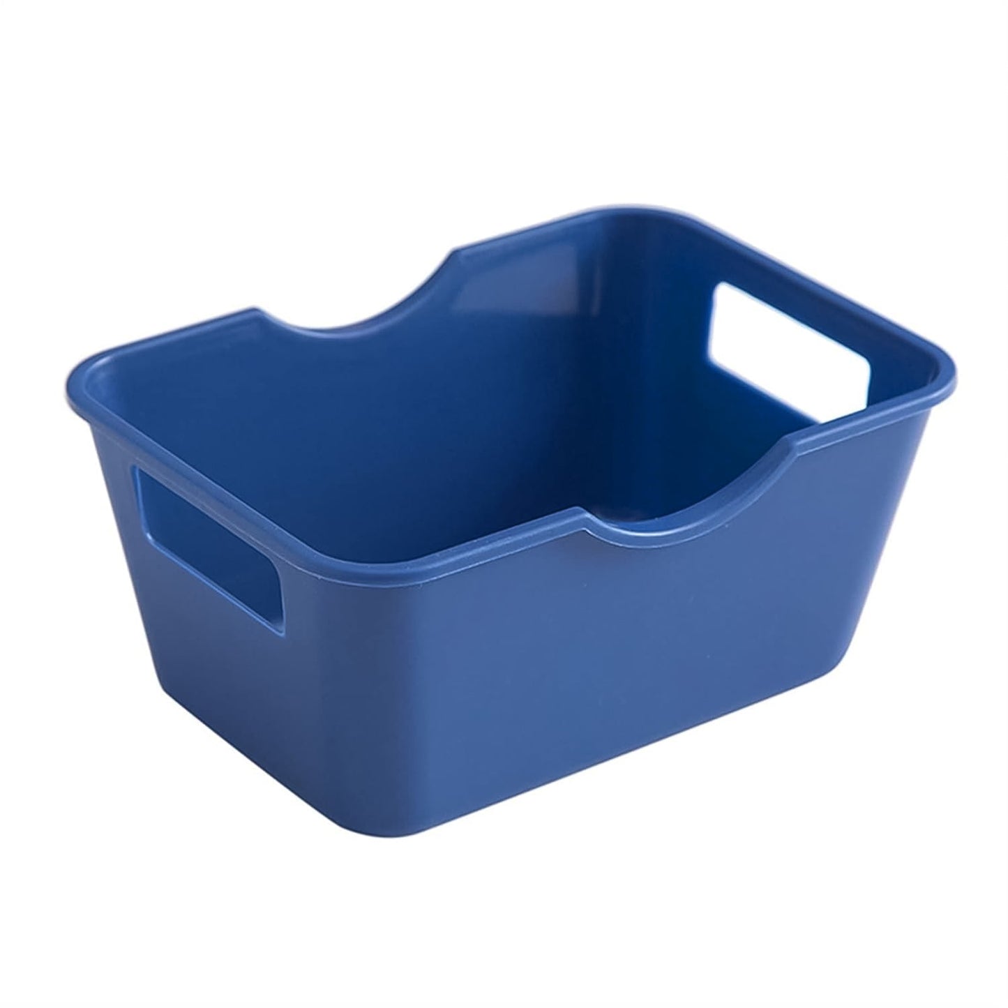 Small plastic storage basket organizer perfect for office desk supplies