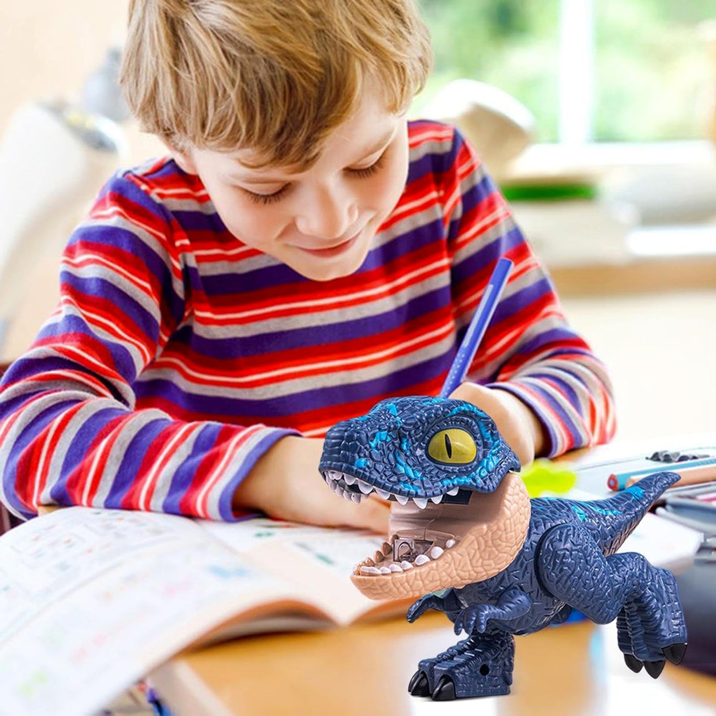 Dinosaur themed stationery items for kids’ school and study use