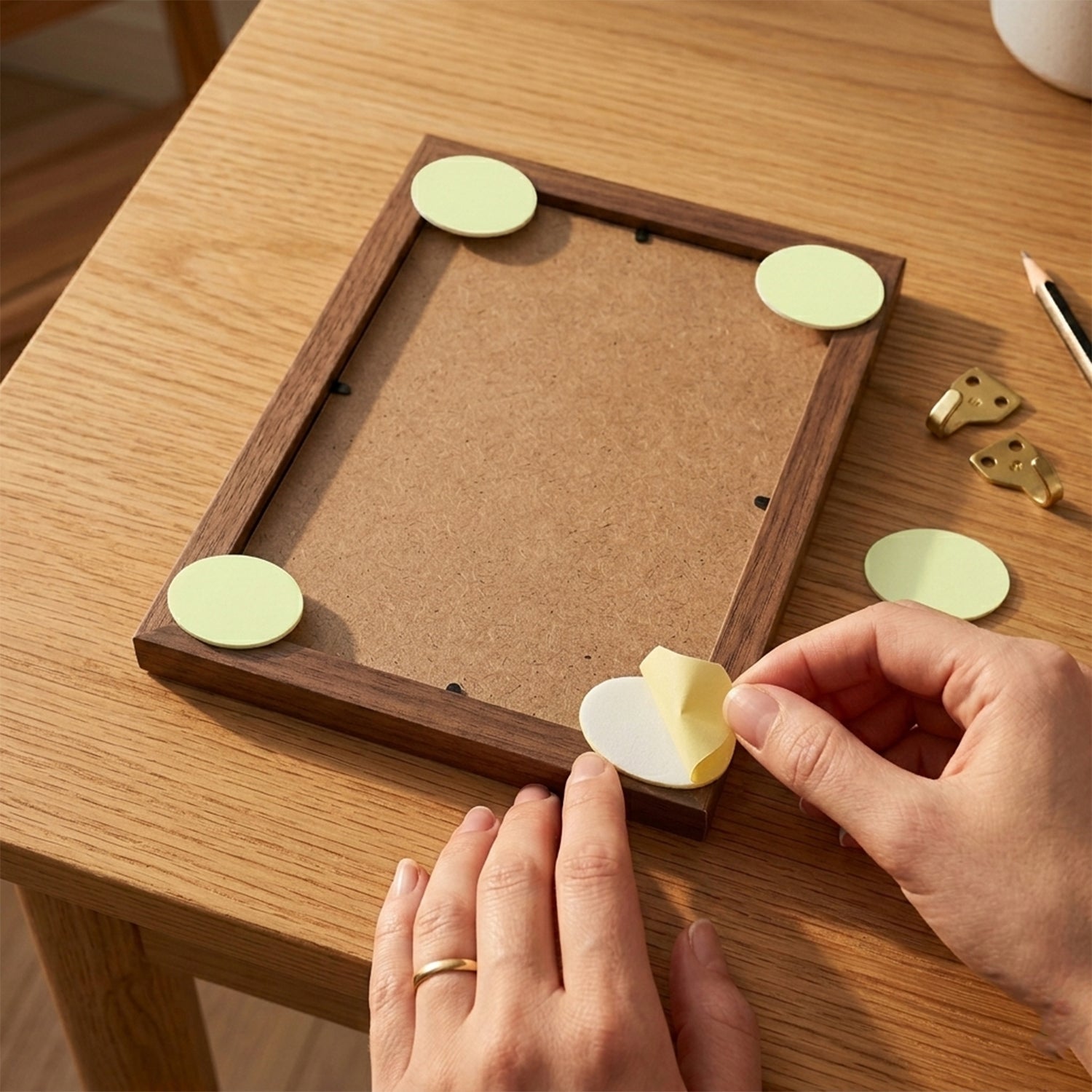 Furniture leg protector pads preventing scratches on wooden floors