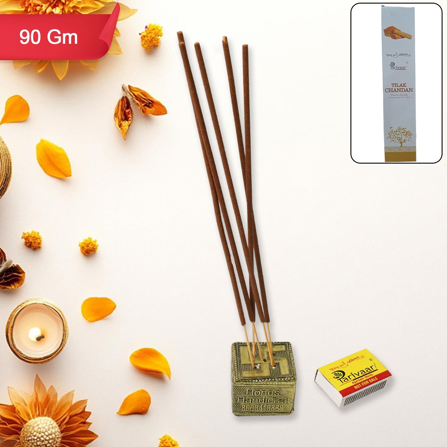 Burning Agarbatti incense sticks enhancing a peaceful meditation setting.