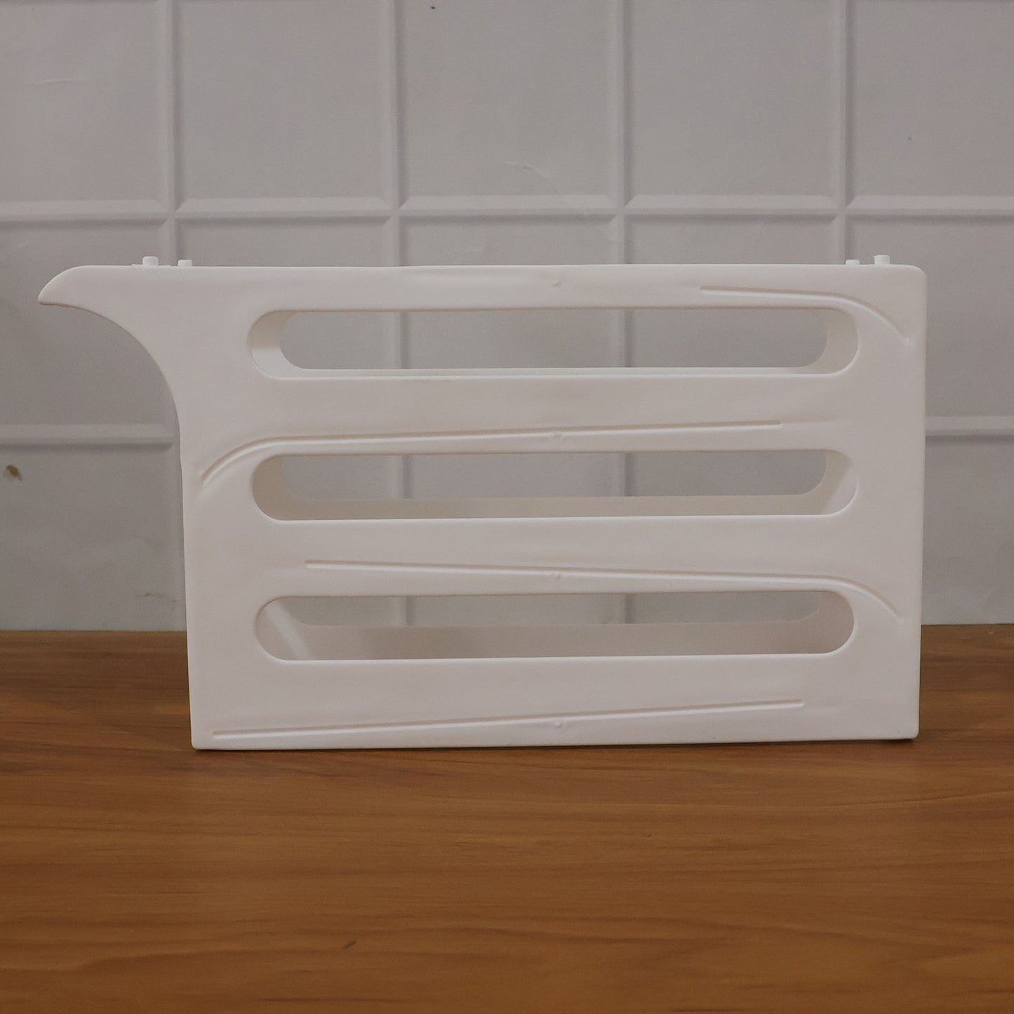 Multi-slot egg holder container for fridge organization