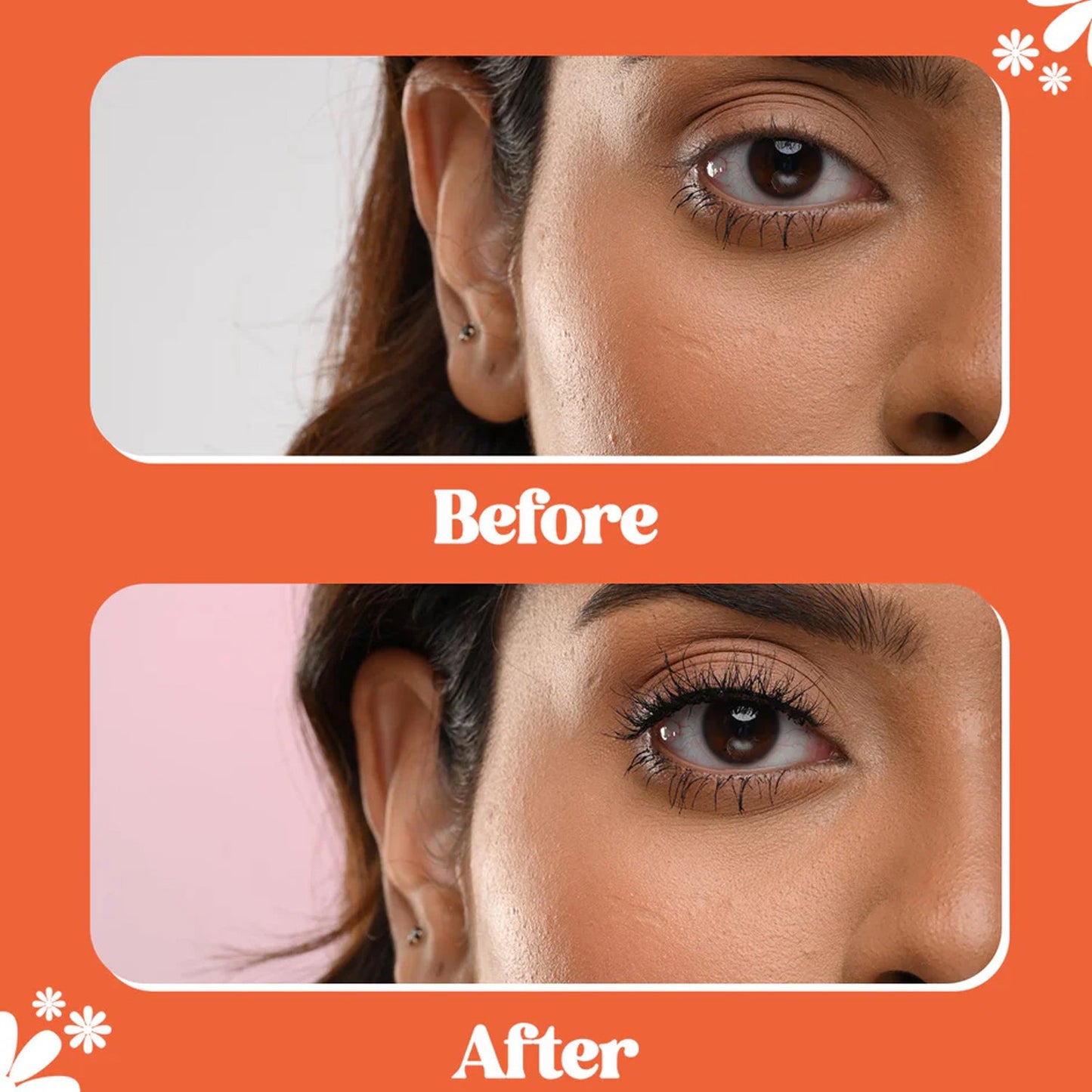 Natural-looking 3D mink false eyelashes for eye makeup
