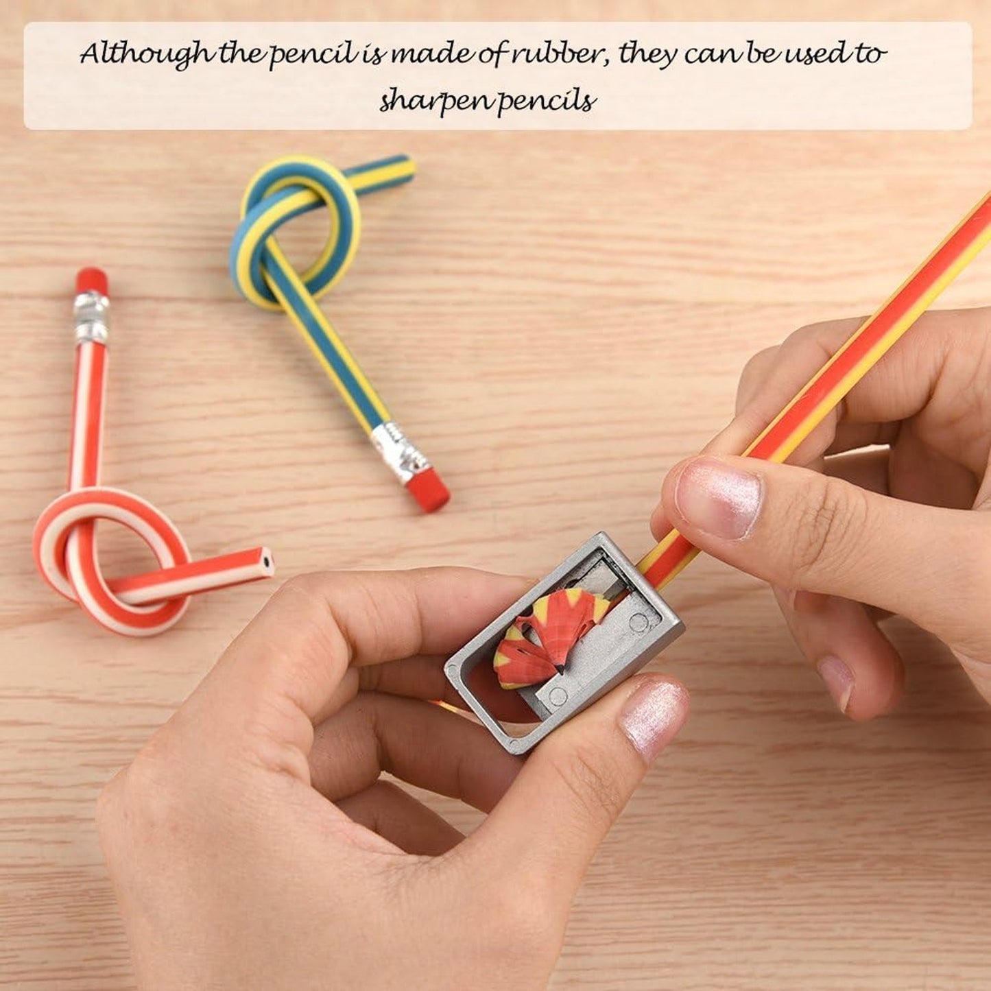 Colorful swirl pencils laid out showing patterns