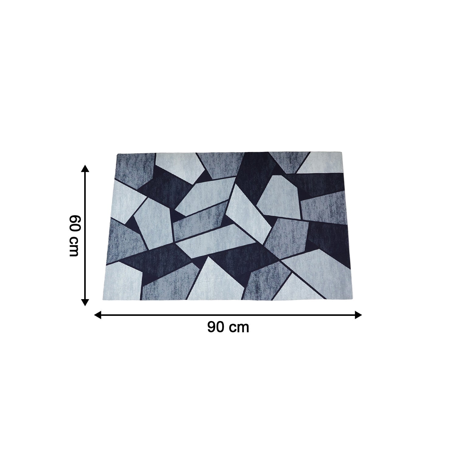 Decorative geometric floor mat for stylish home decor
