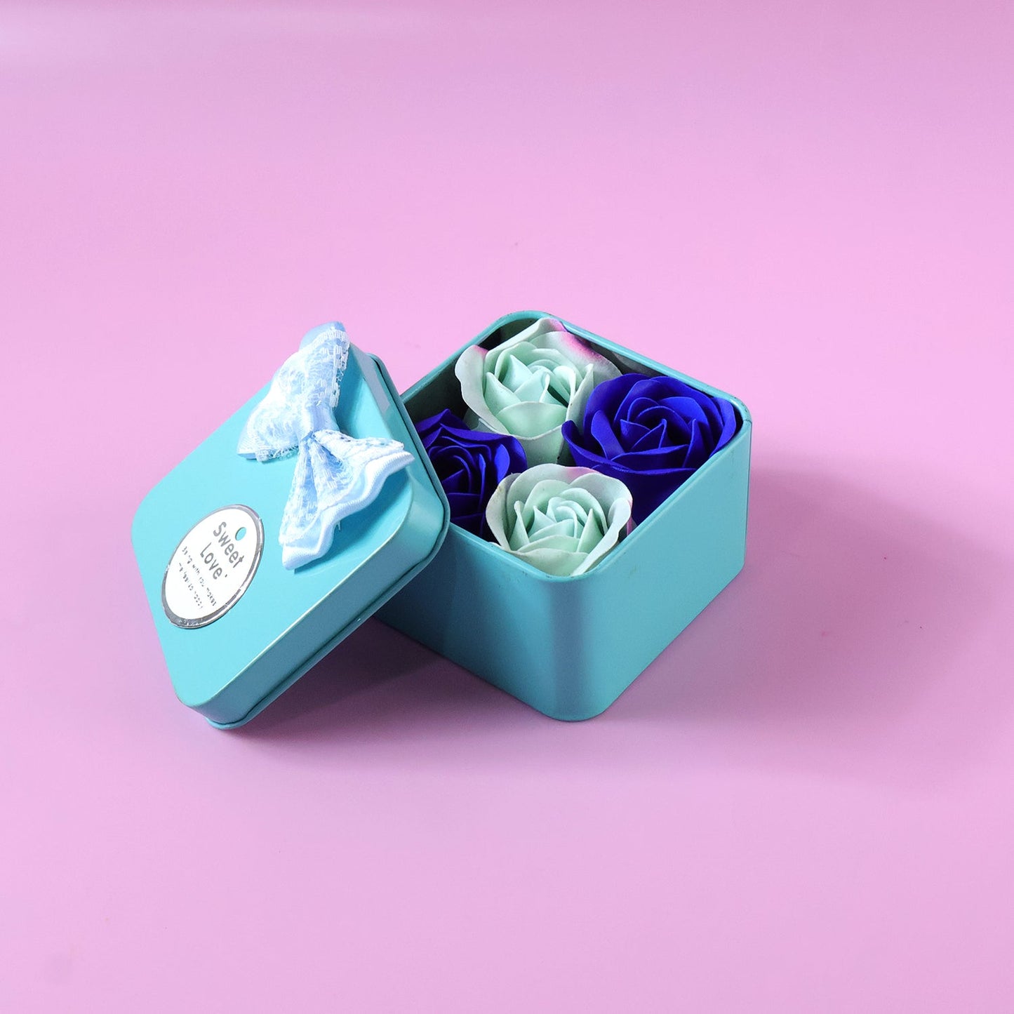 Premium rose bath soap set with floral fragrance