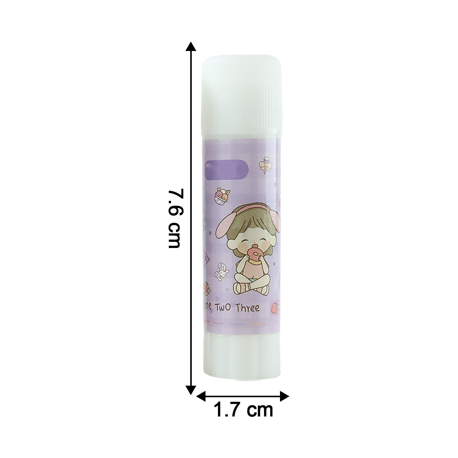 Solid glue stick suitable for paper bonding and crafts