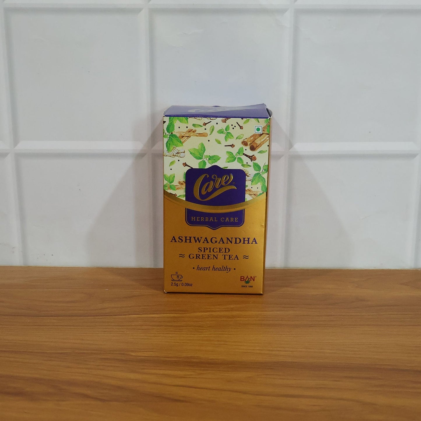 Brewed Ashwagandha Spiced Green Tea in a cup