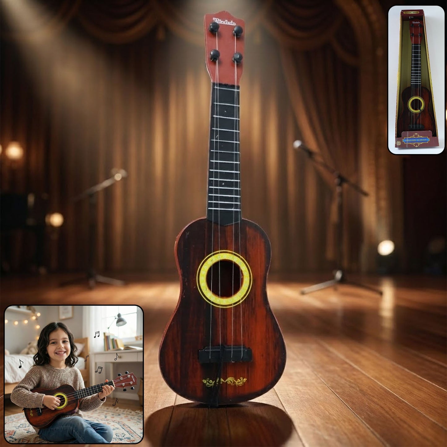 Lightweight beginner ukulele guitar for kids