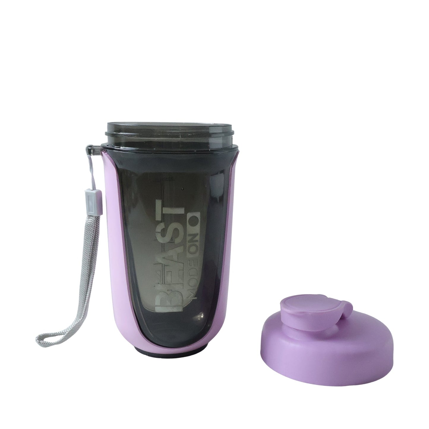 Leakproof workout shaker bottle for fitness
