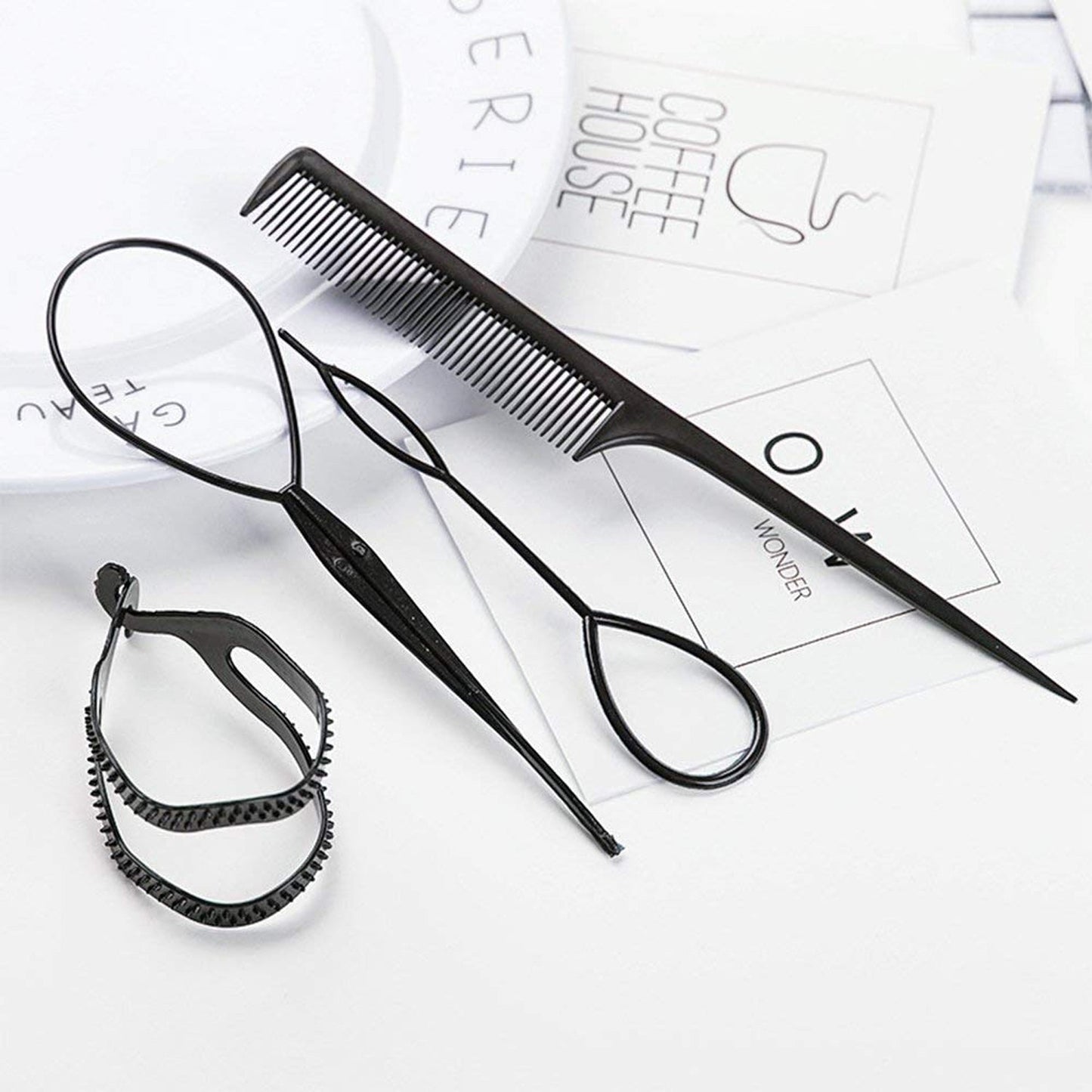 Hair styling comb kit for quick styling