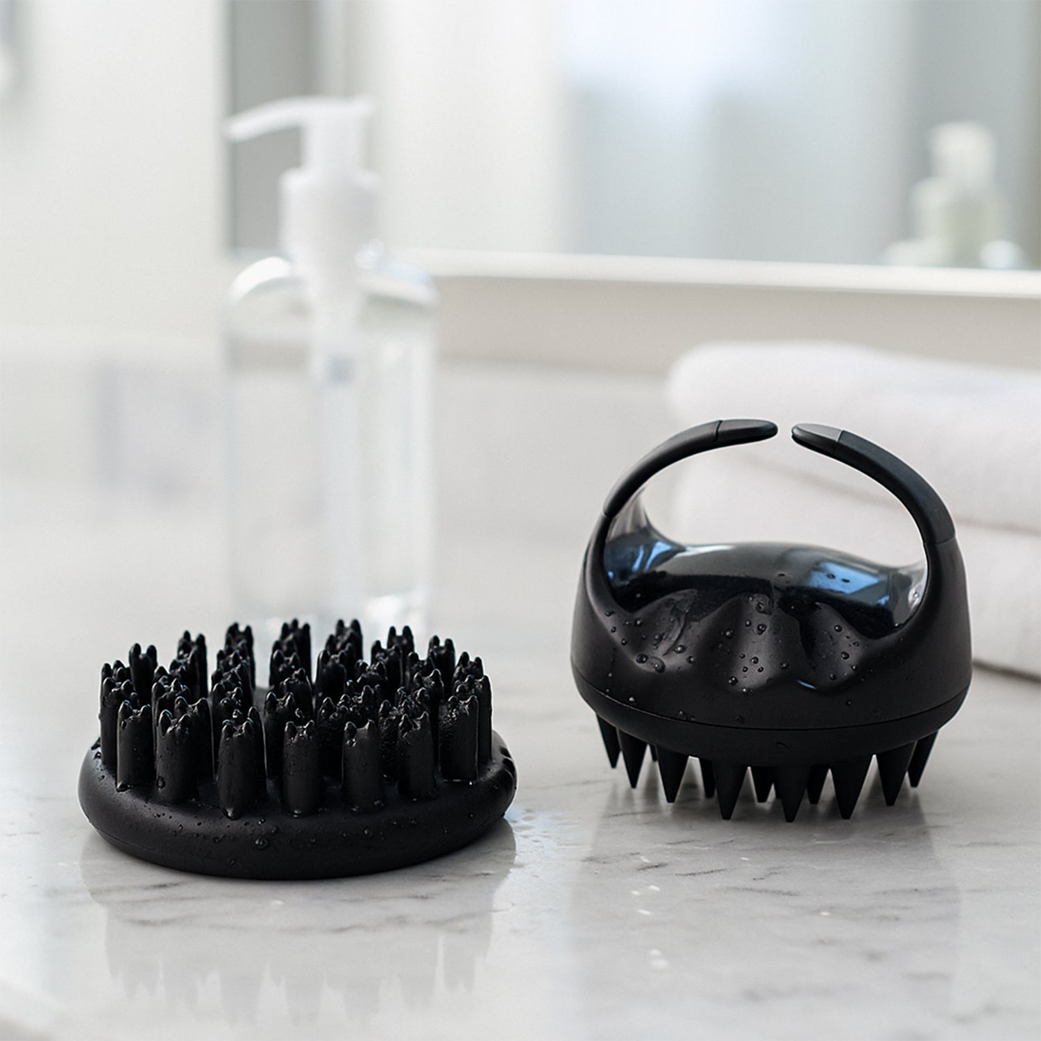 Scalp massager shampoo brush set suitable for men, women, and kids