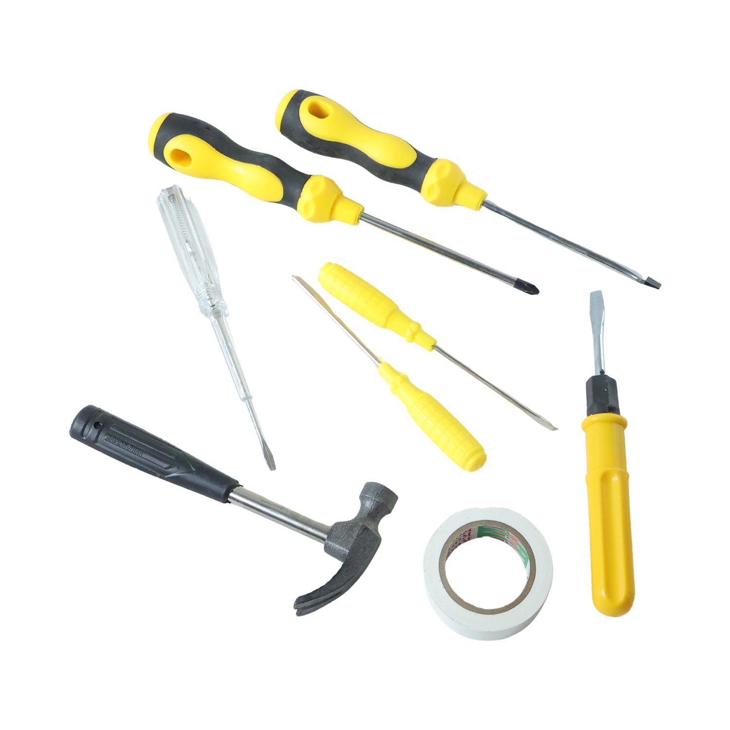 Portable DIY hand tool kit with accessories