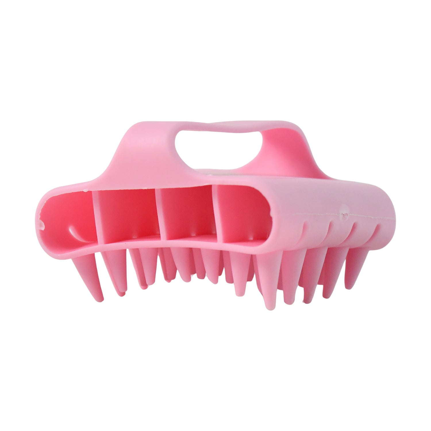 Durable scalp massager shampoo brush with comfortable handle grip