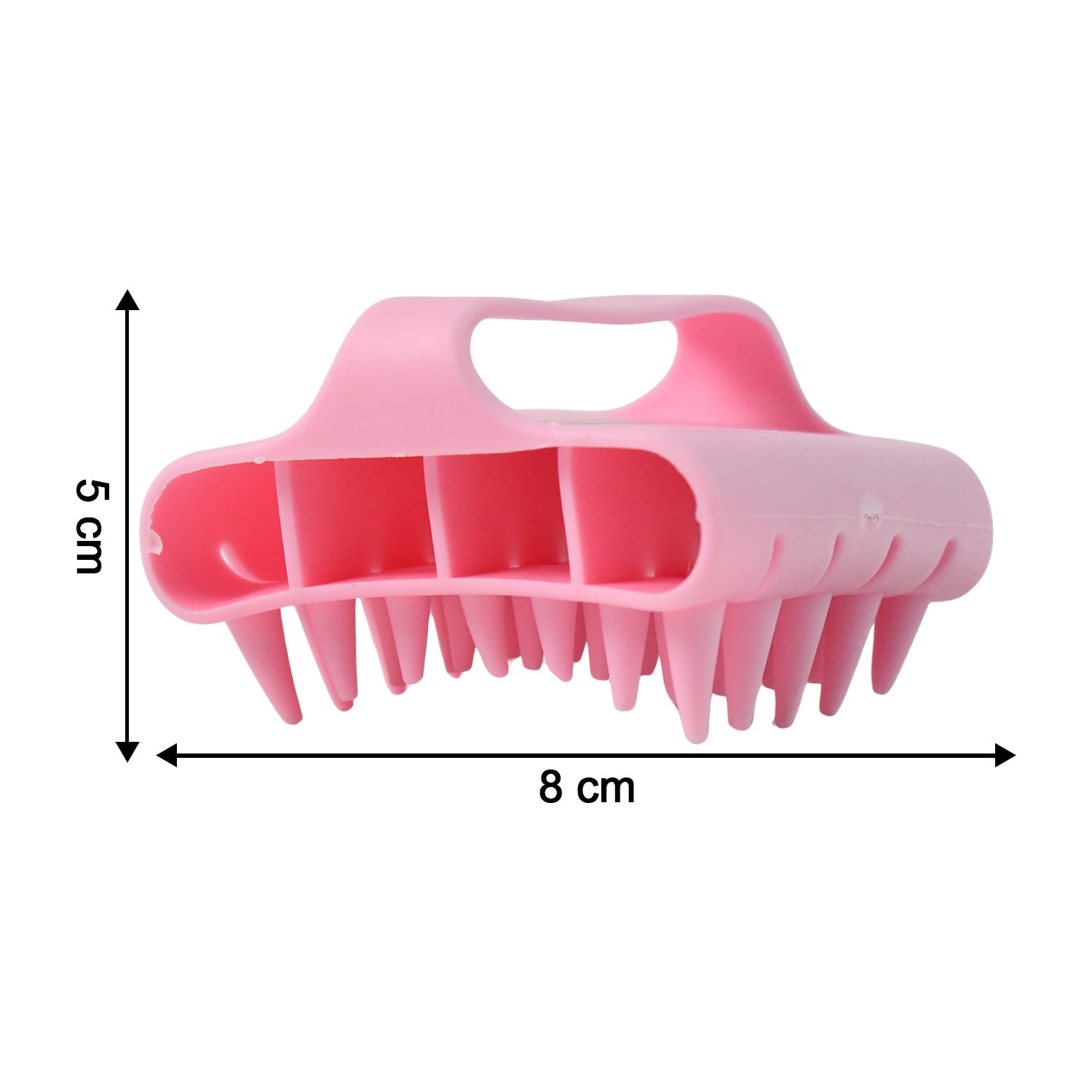 Silicone bristle washing comb scalp massager for effective hair washing