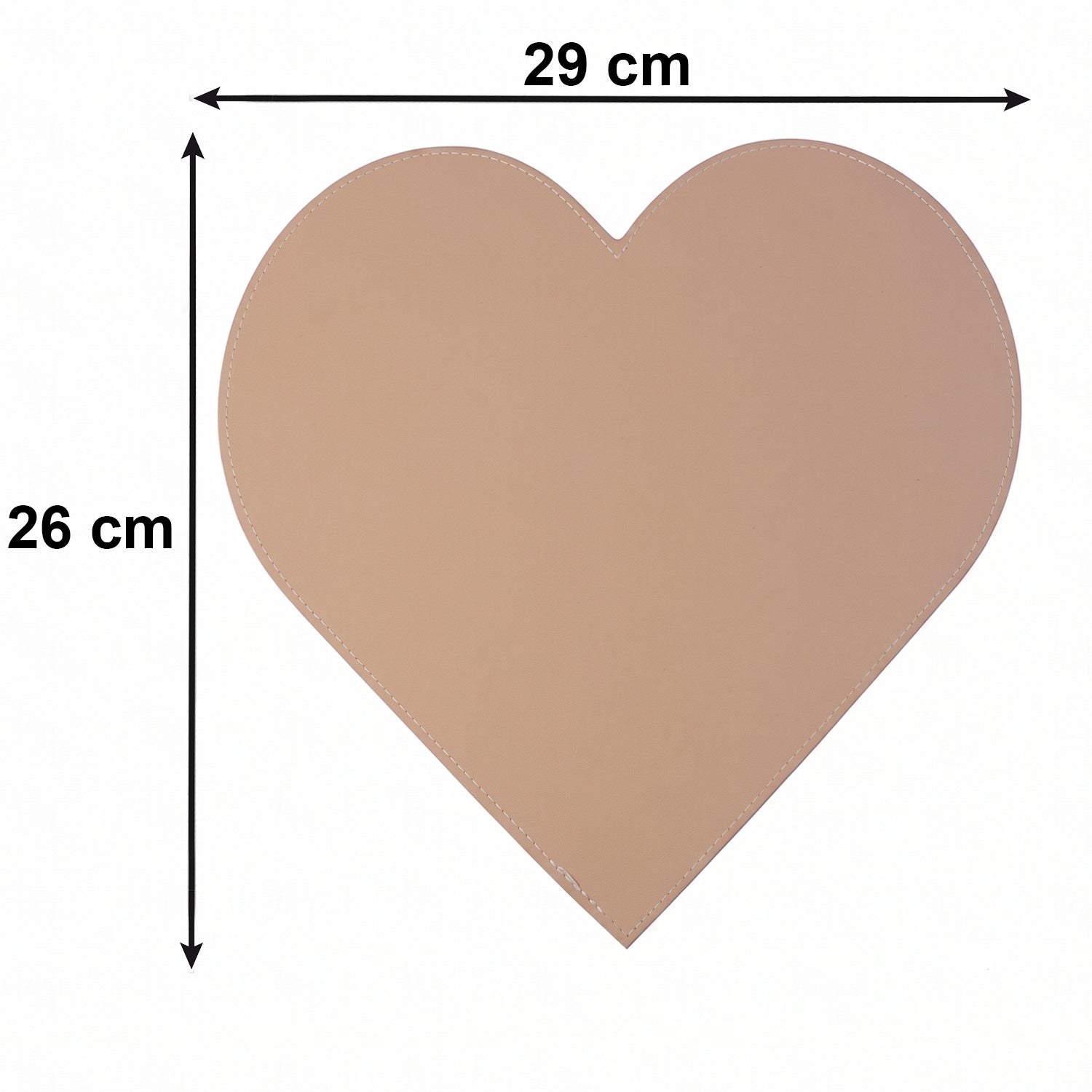 Heart Shape Art Board positioned on a clean crafting table with supplies.