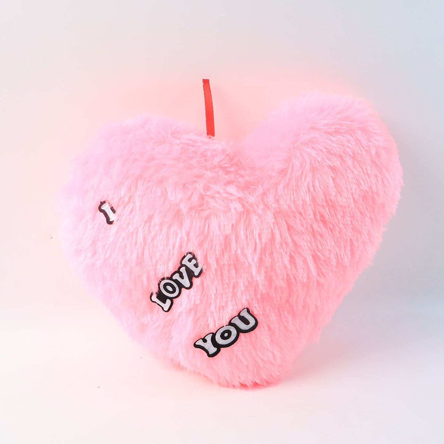 Heart shaped love pillow with soft plush fabric for hugs