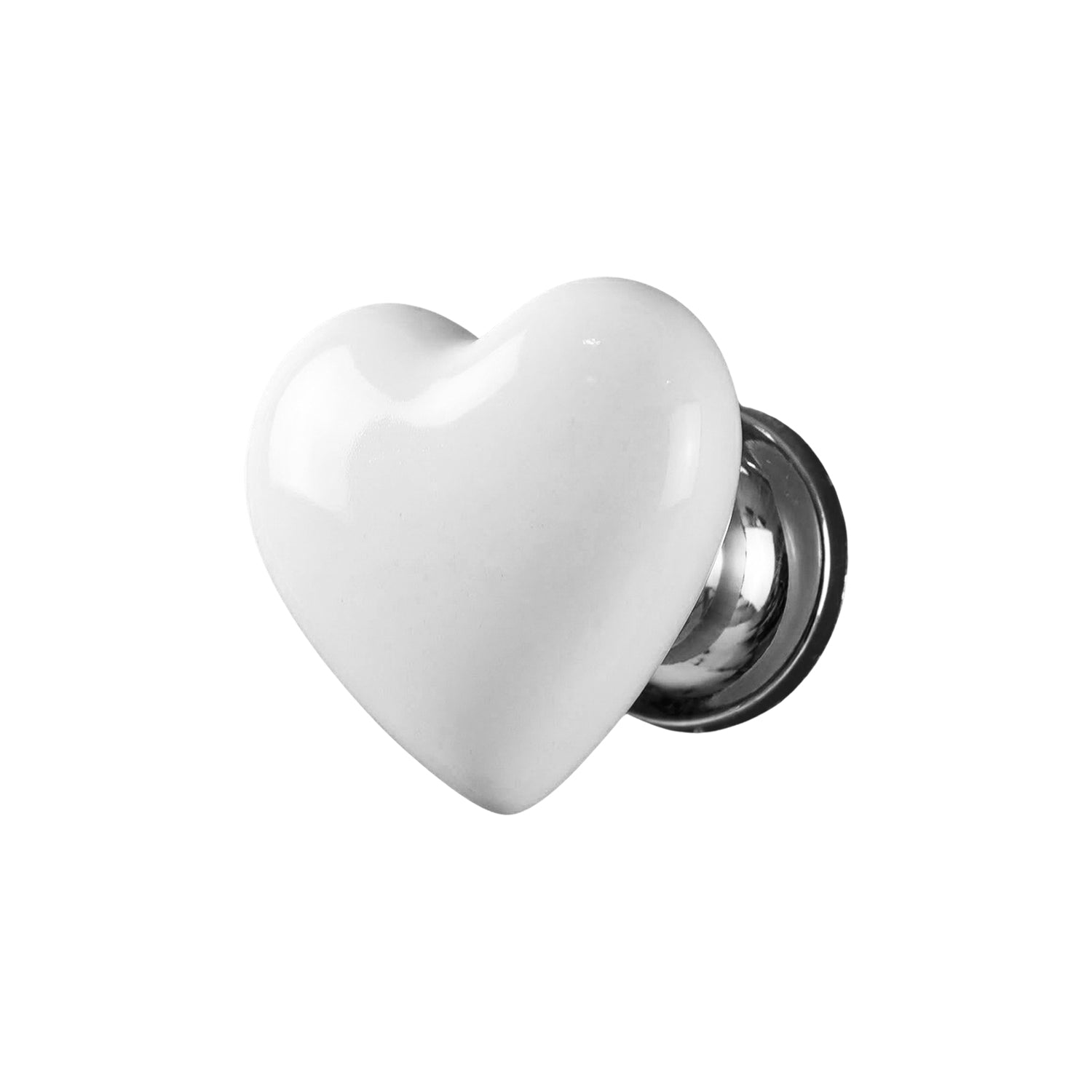 Toilet tank push button with stylish heart shape