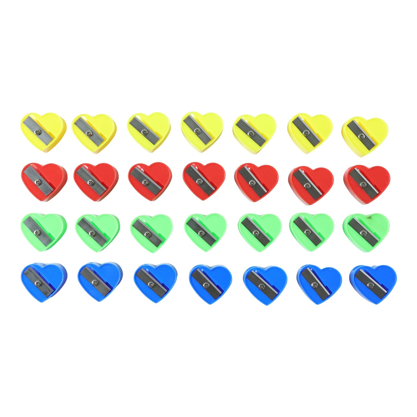 Heart design stationery sharpener set