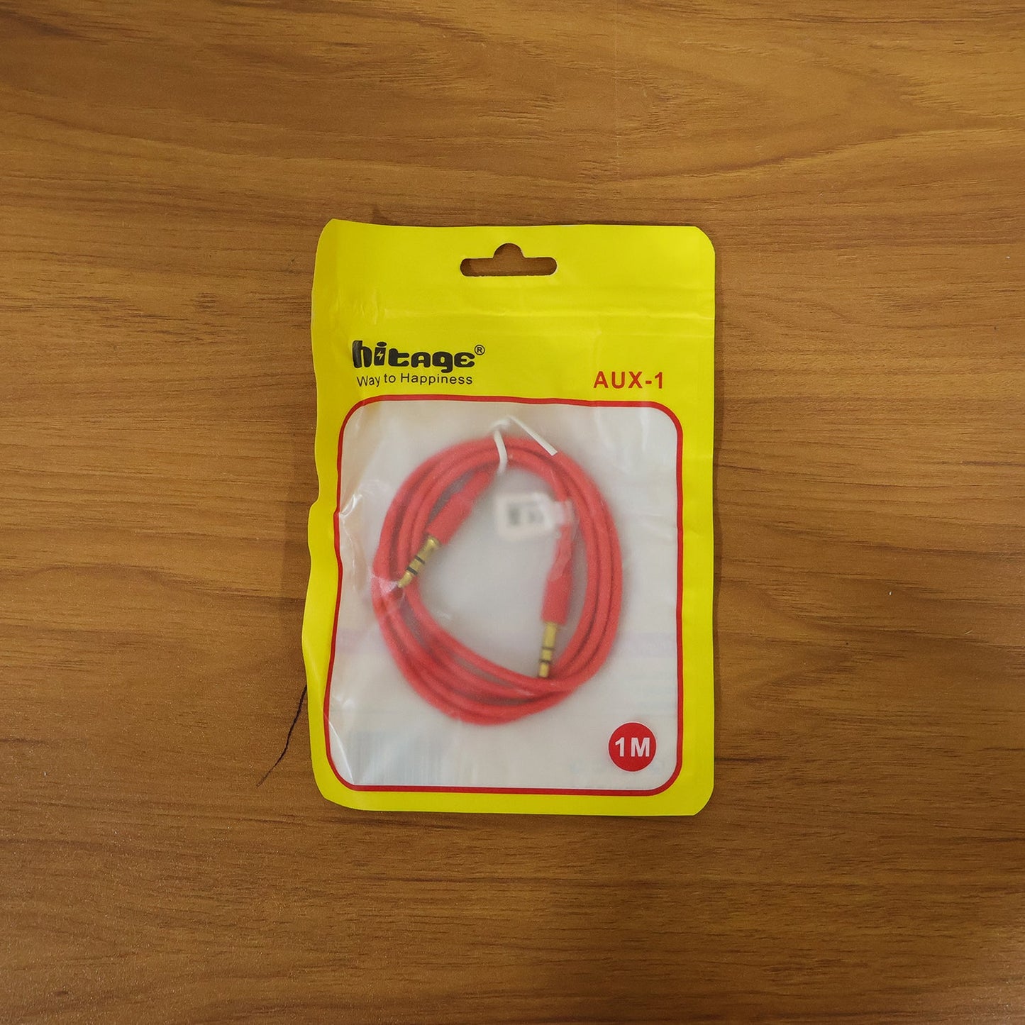 Reliable AUX cable for clear, noise-free sound connectivity
