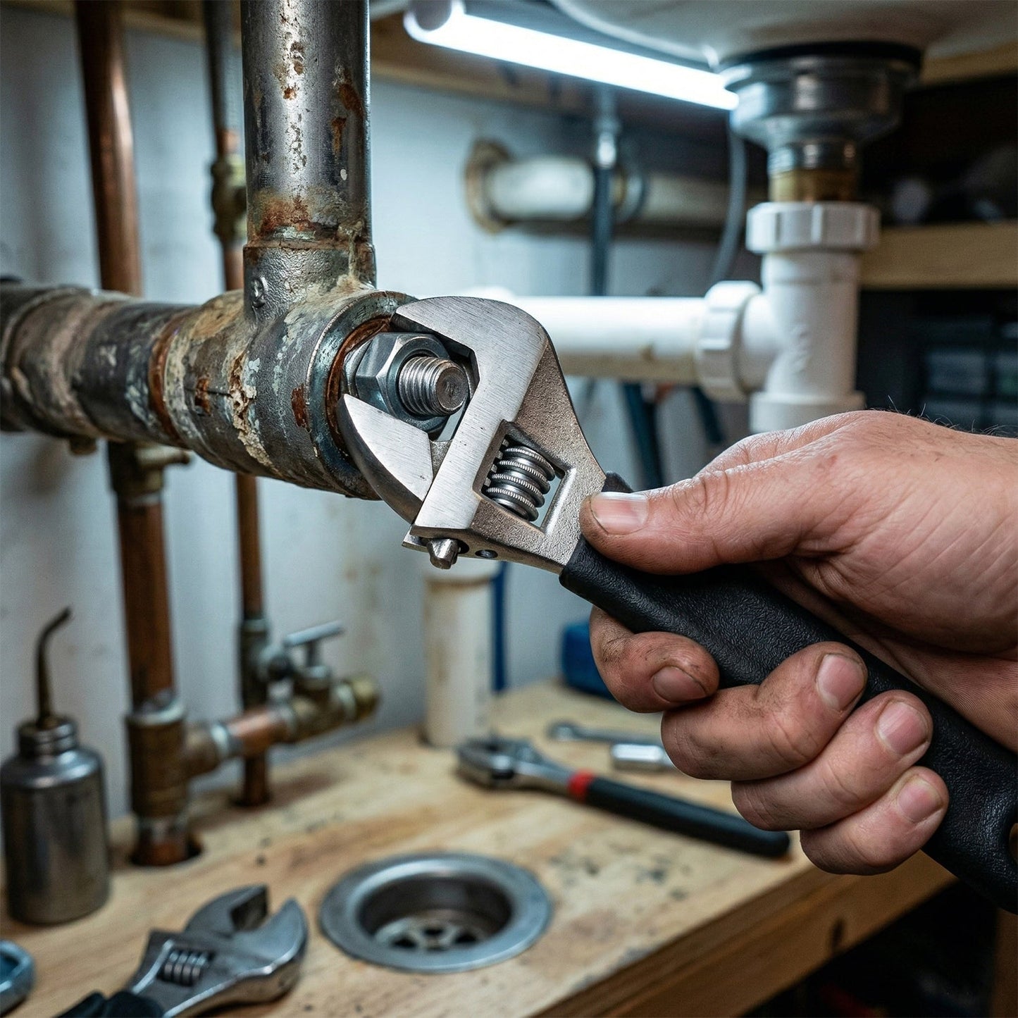 DIY home tools kit with essential repair tools