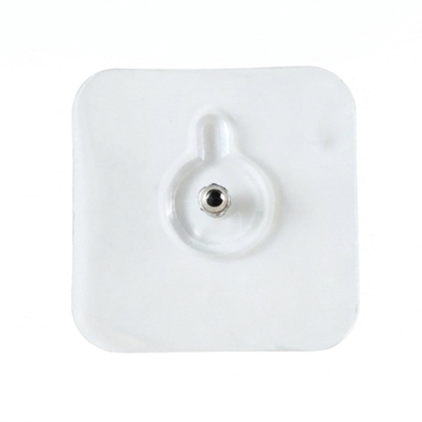 Metal stud wall hook with adhesive for kitchen or bathroom
