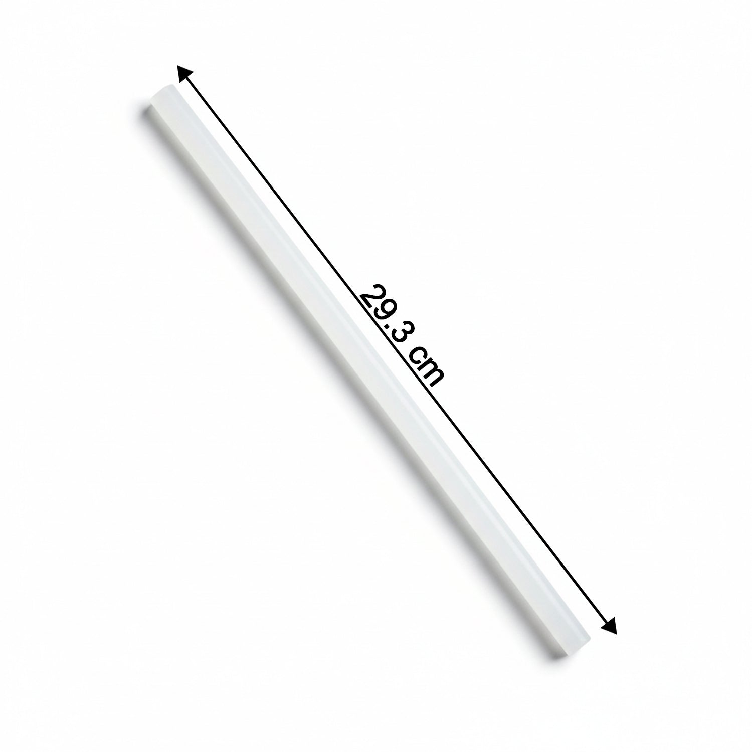 Long clear hot melt glue stick measuring 29 cm for adhesive needs