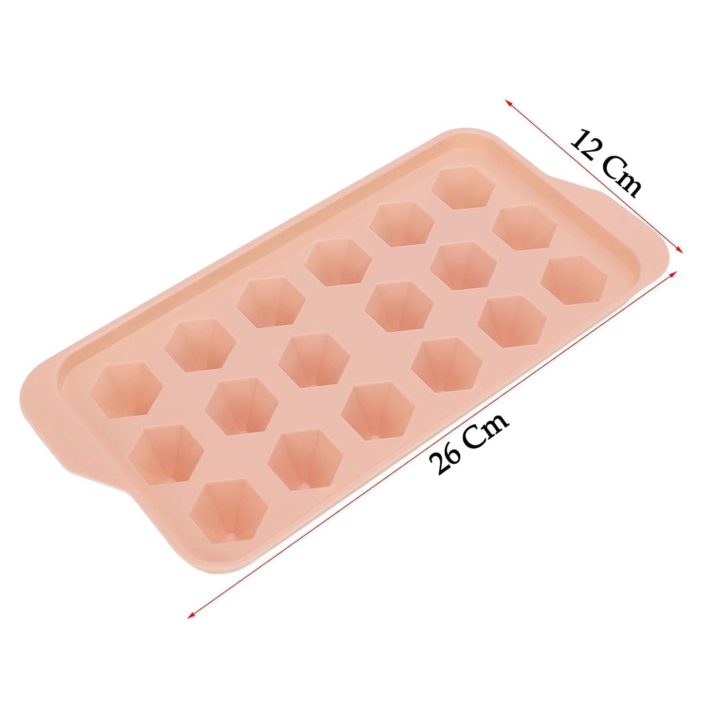 Overview image of durable plastic ice cube tray product