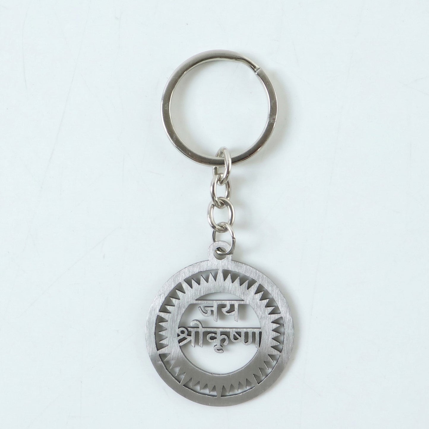 Elegant Krishna devotional keychain for men and women