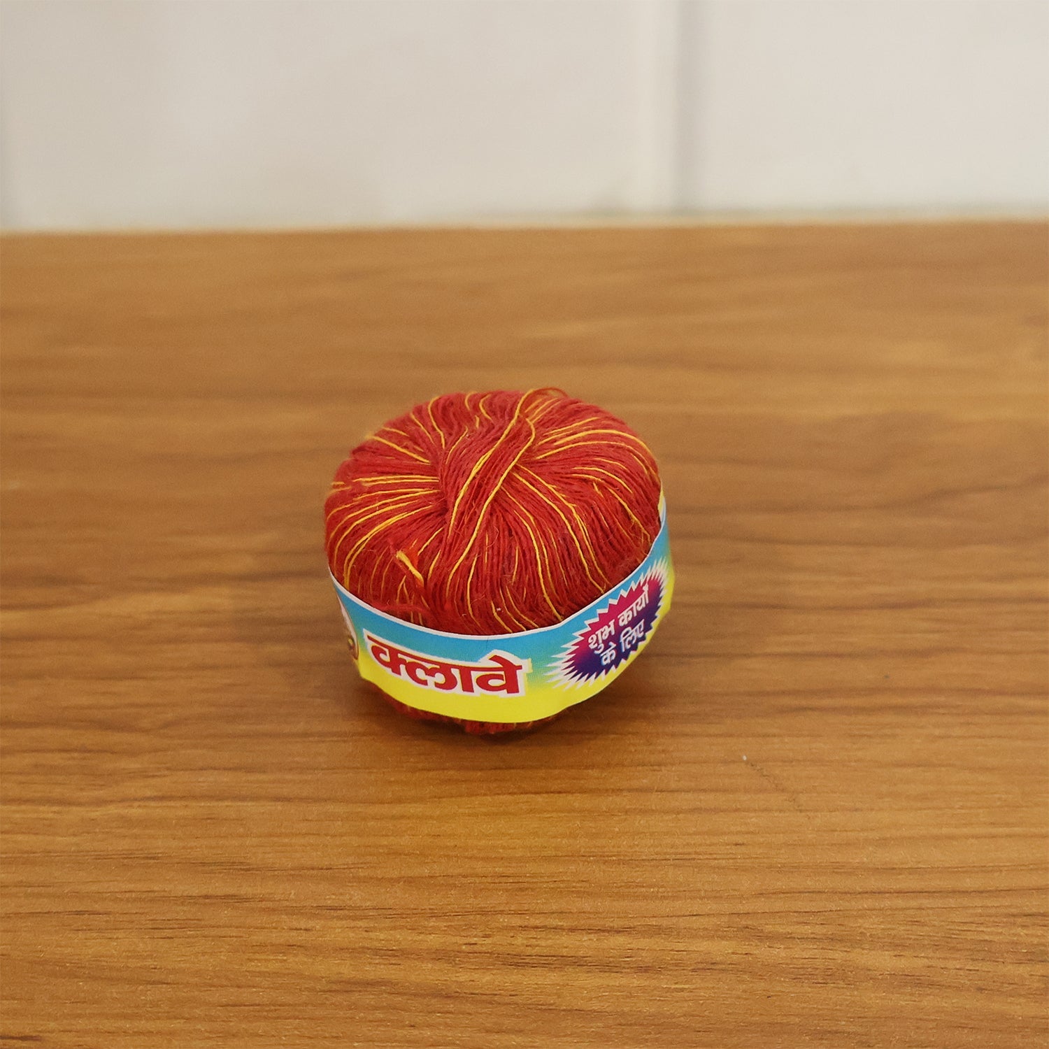 Traditional cotton moli used in Hindu worship practices