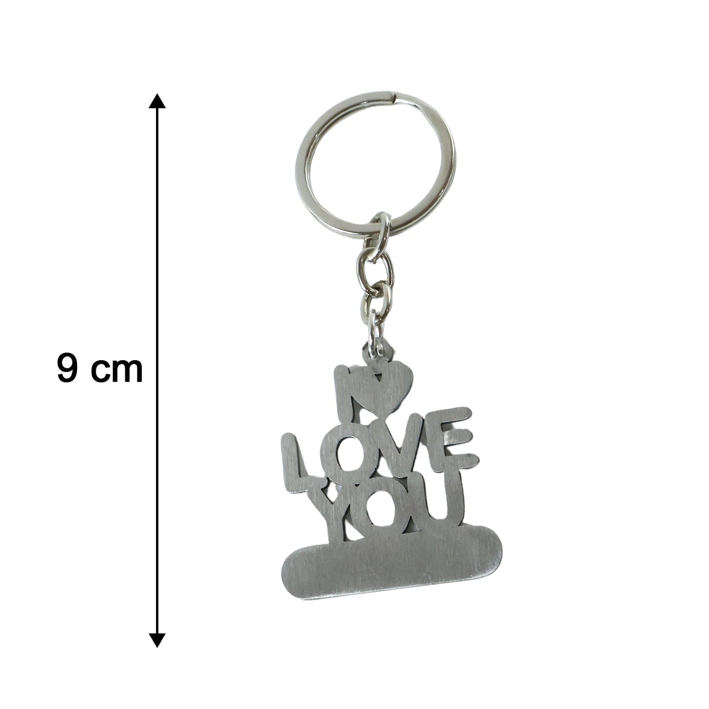 Multipurpose metal keychain for car, bike, or home keys