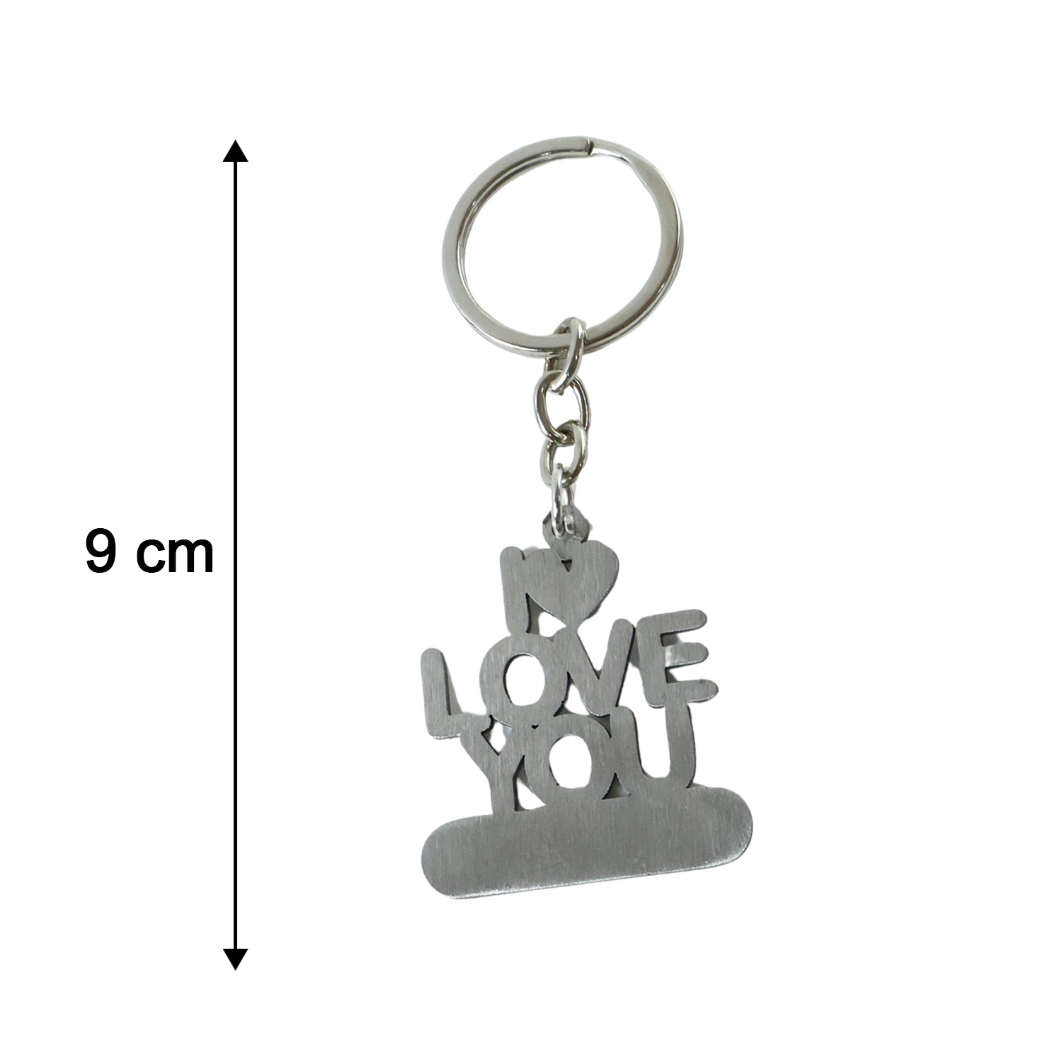 Multipurpose metal keychain for car, bike, or home keys