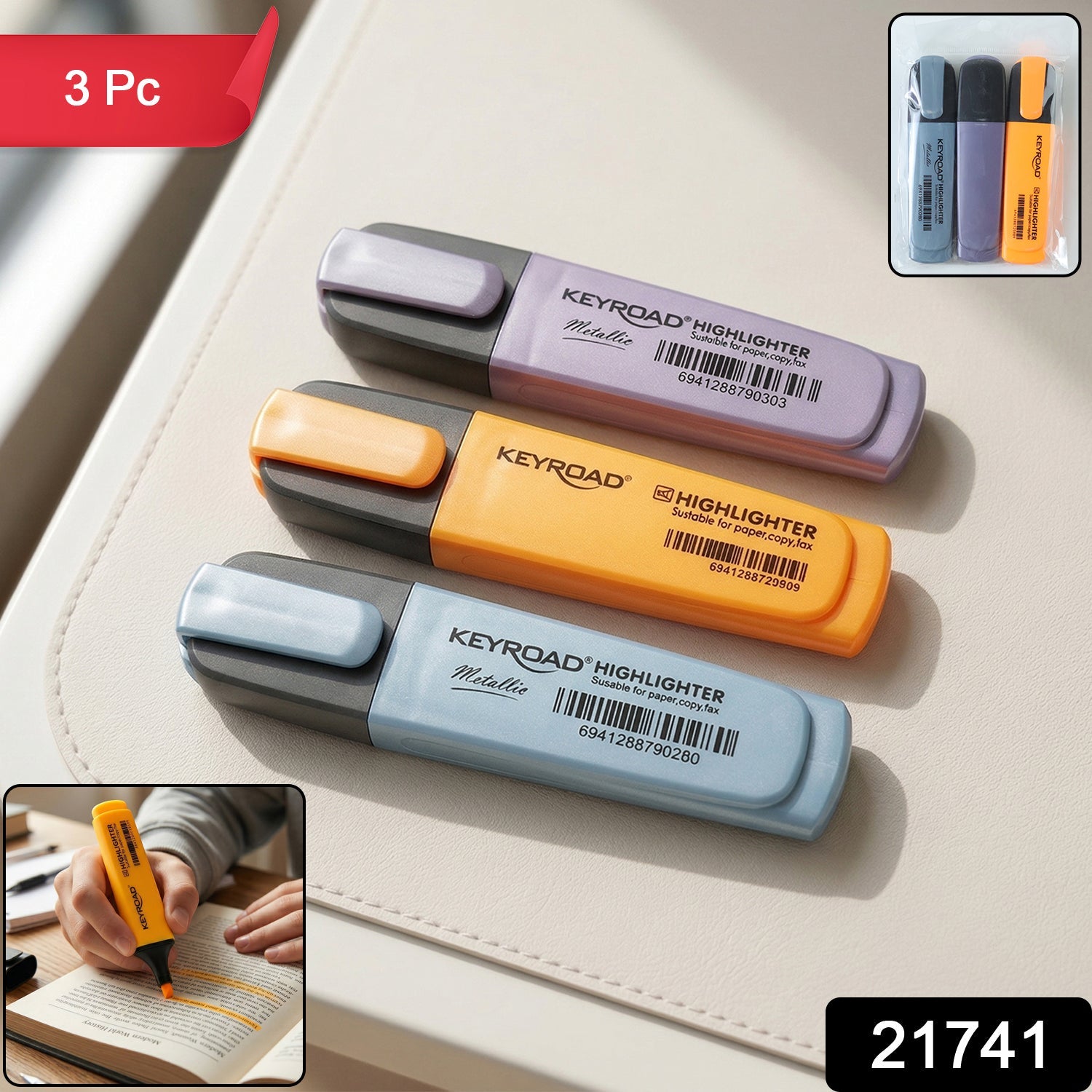 Premium color highlighters for study and office work