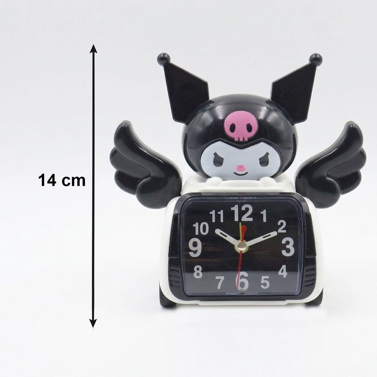 Colorful cartoon clock for kids' room decor