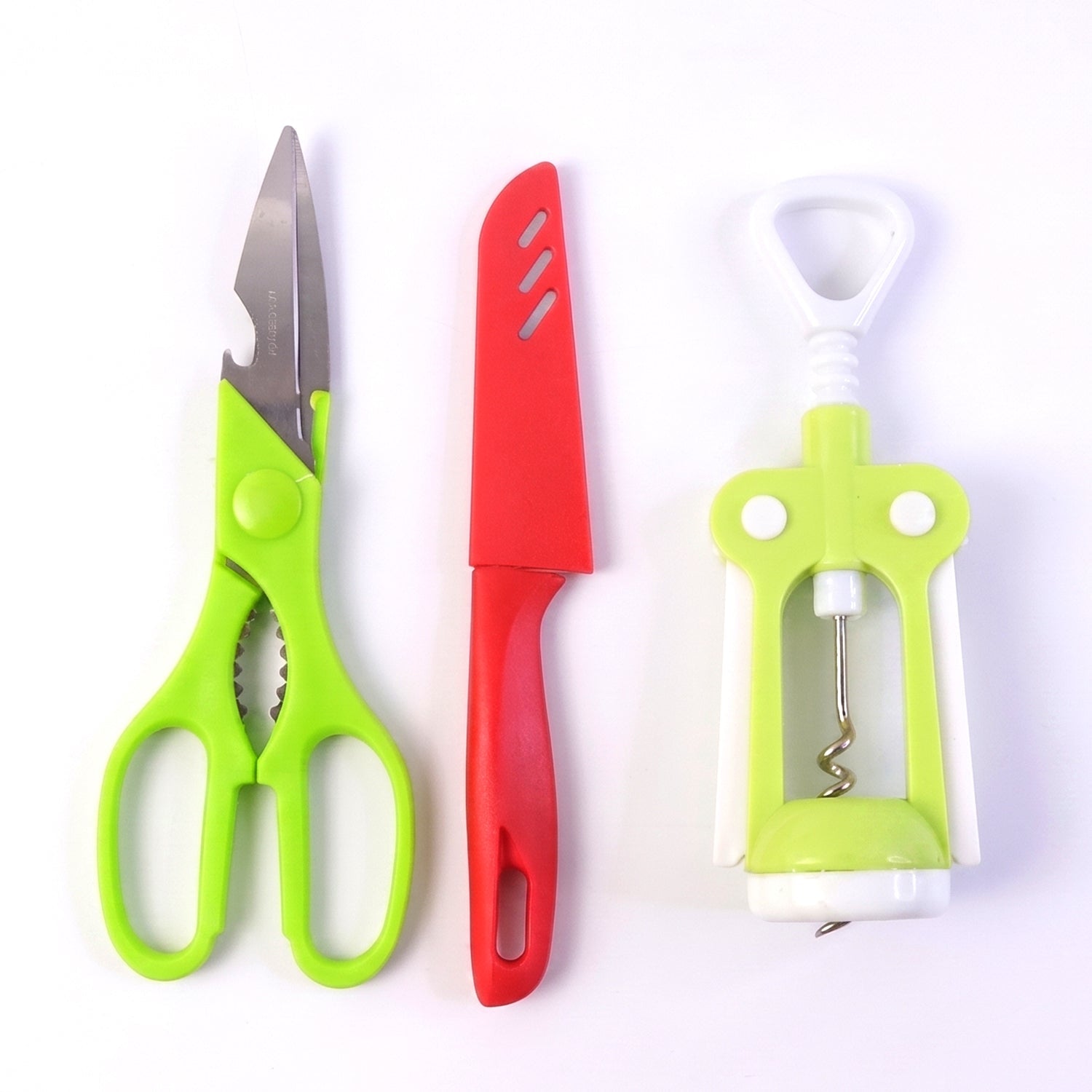 Sharp multi-purpose scissors from the Kitchen Tool Set, ideal for cutting herbs and opening packages.