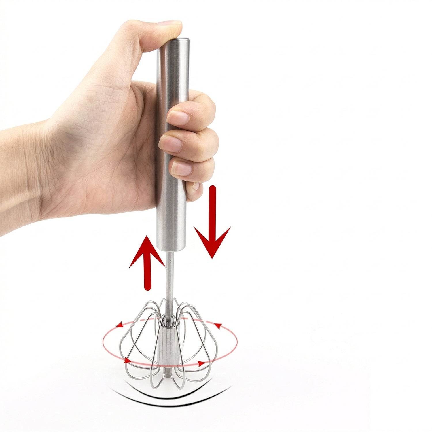 Egg beater stainless steel whisk for kitchen use